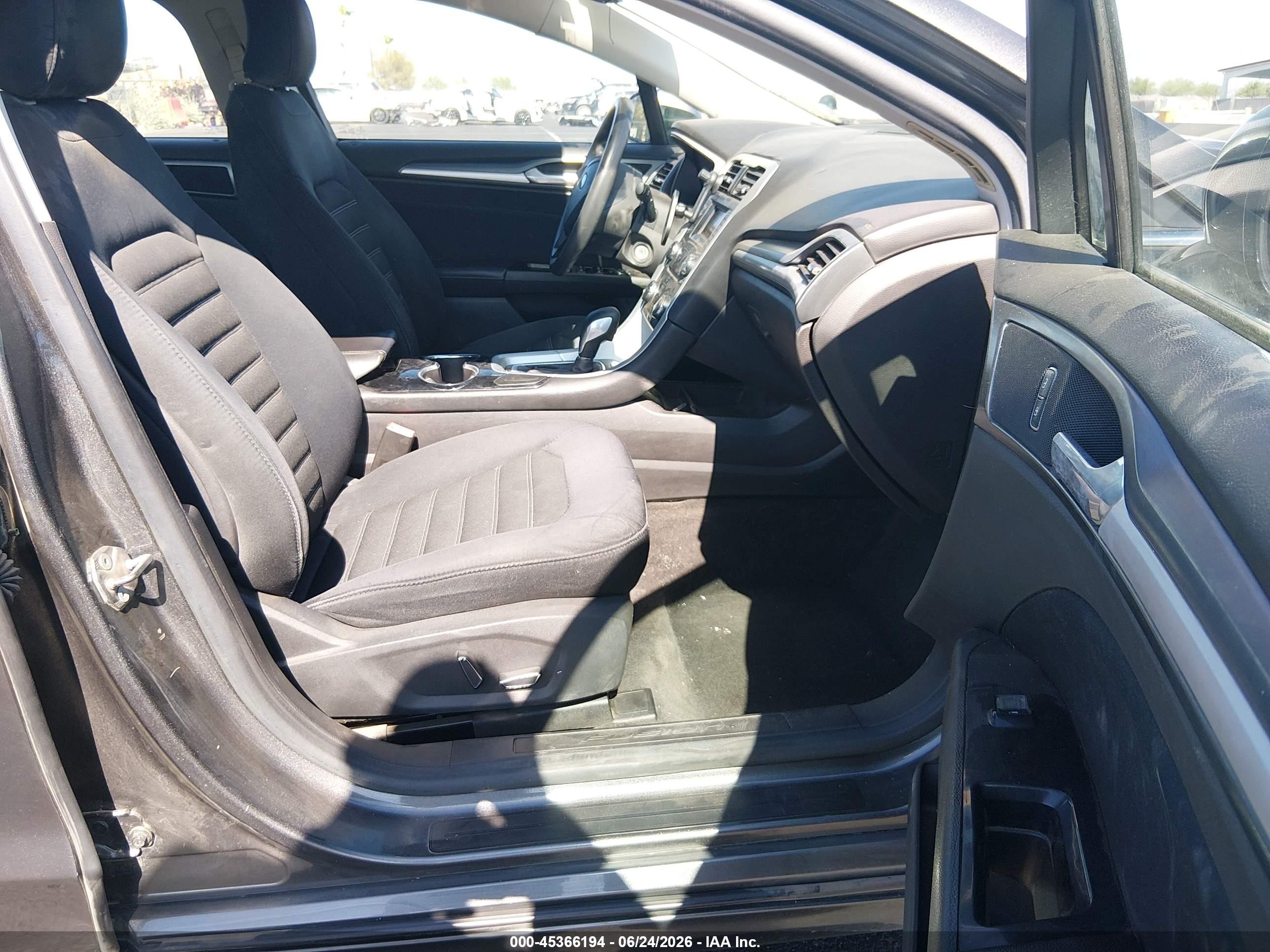 2015 Ford Fusion Se Gray vin: 3FA6P0H77FR295782