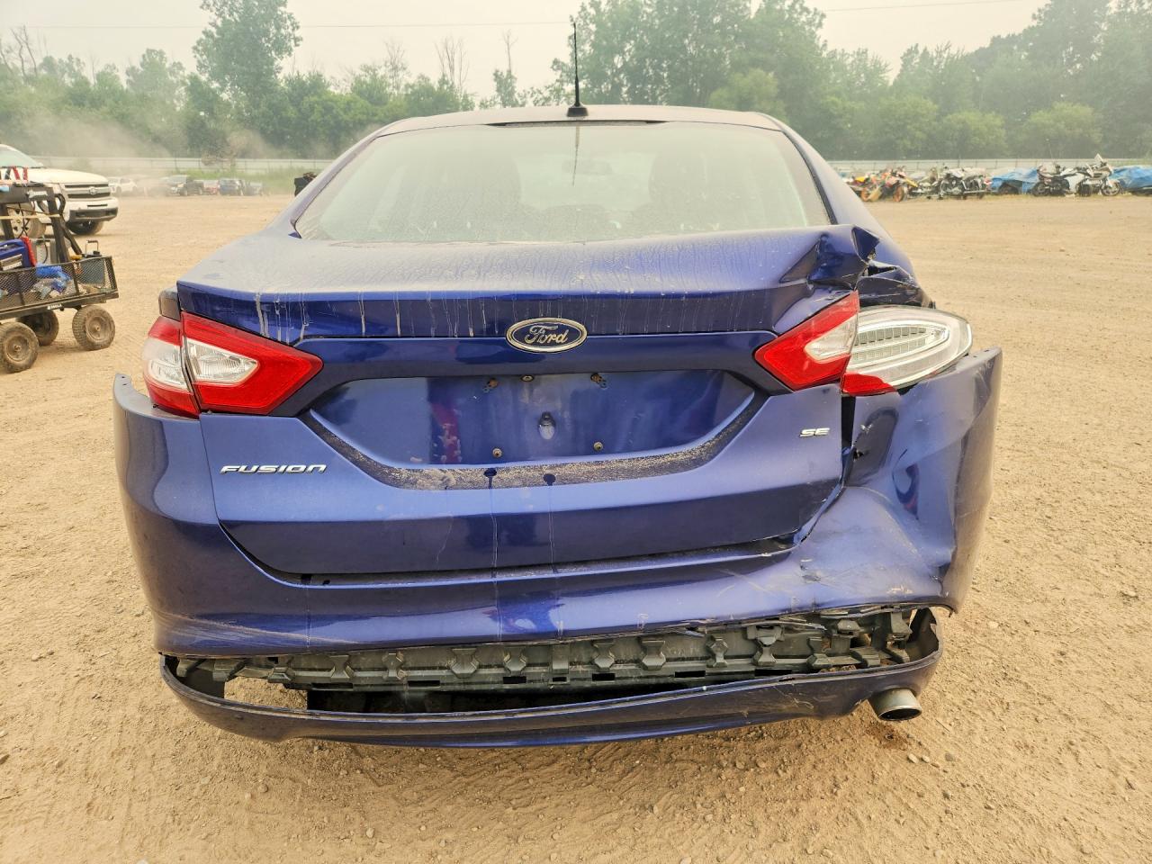 2015 Ford Fusion Se Blue vin: 3FA6P0H77FR303718