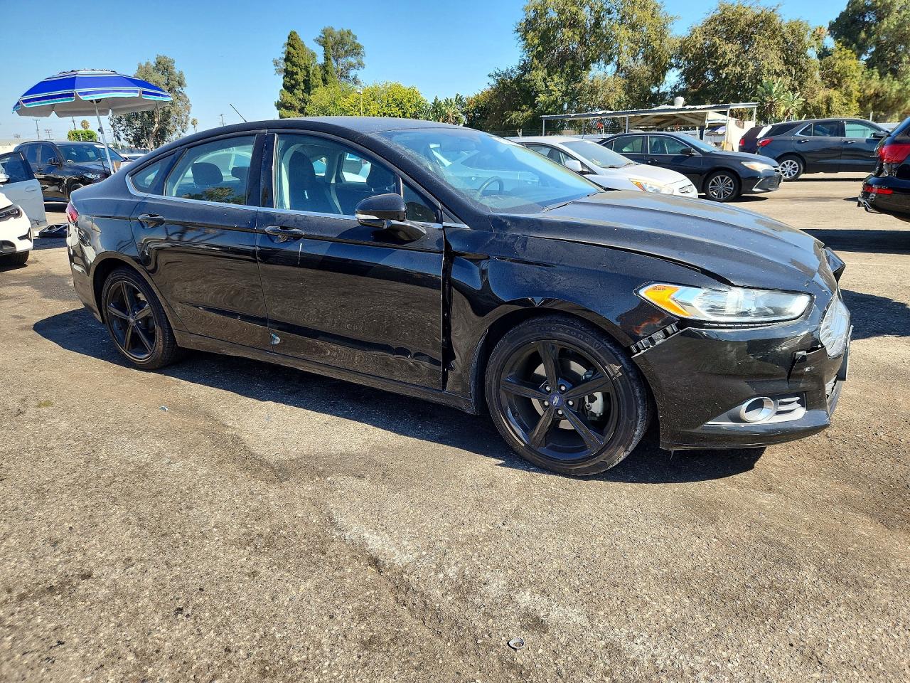 2016 Ford Fusion Se Black vin: 3FA6P0H77GR387119