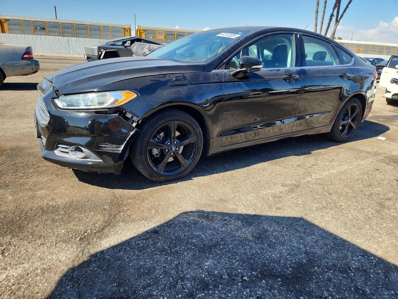 2016 Ford Fusion Se Черный vin: 3FA6P0H77GR387119