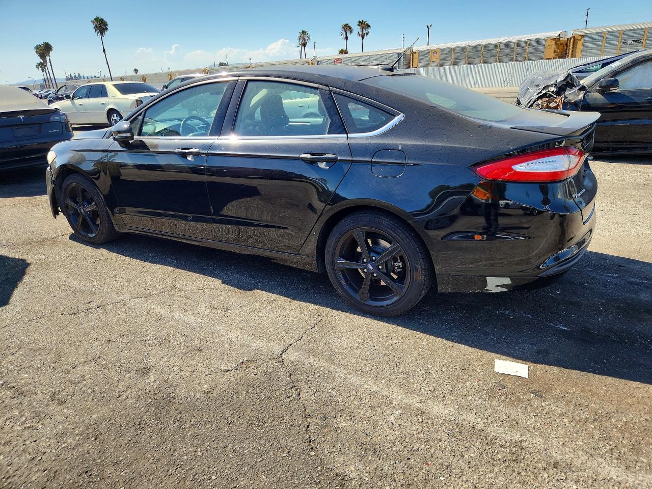 2016 Ford Fusion Se Black vin: 3FA6P0H77GR387119