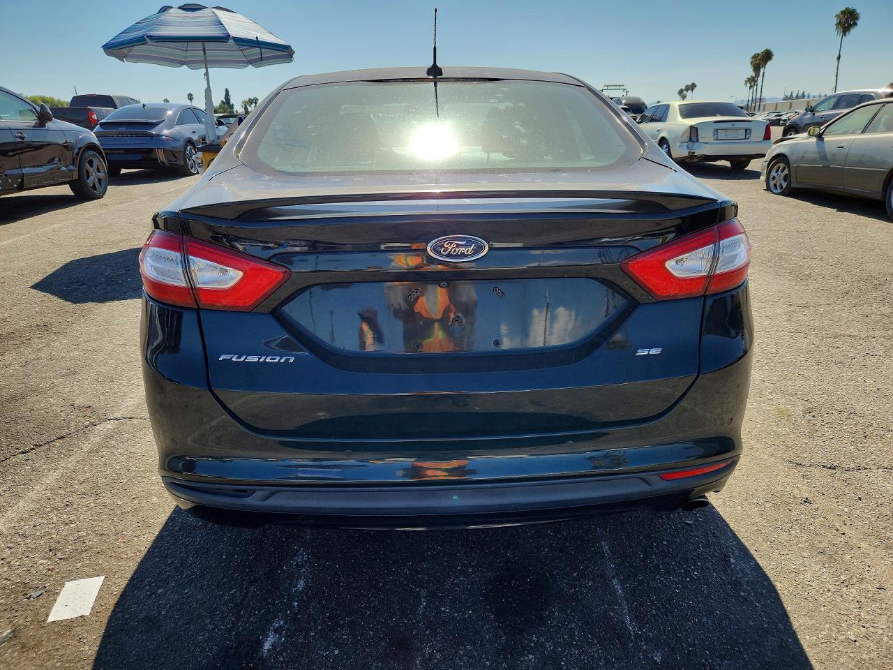 2016 Ford Fusion Se Black vin: 3FA6P0H77GR387119