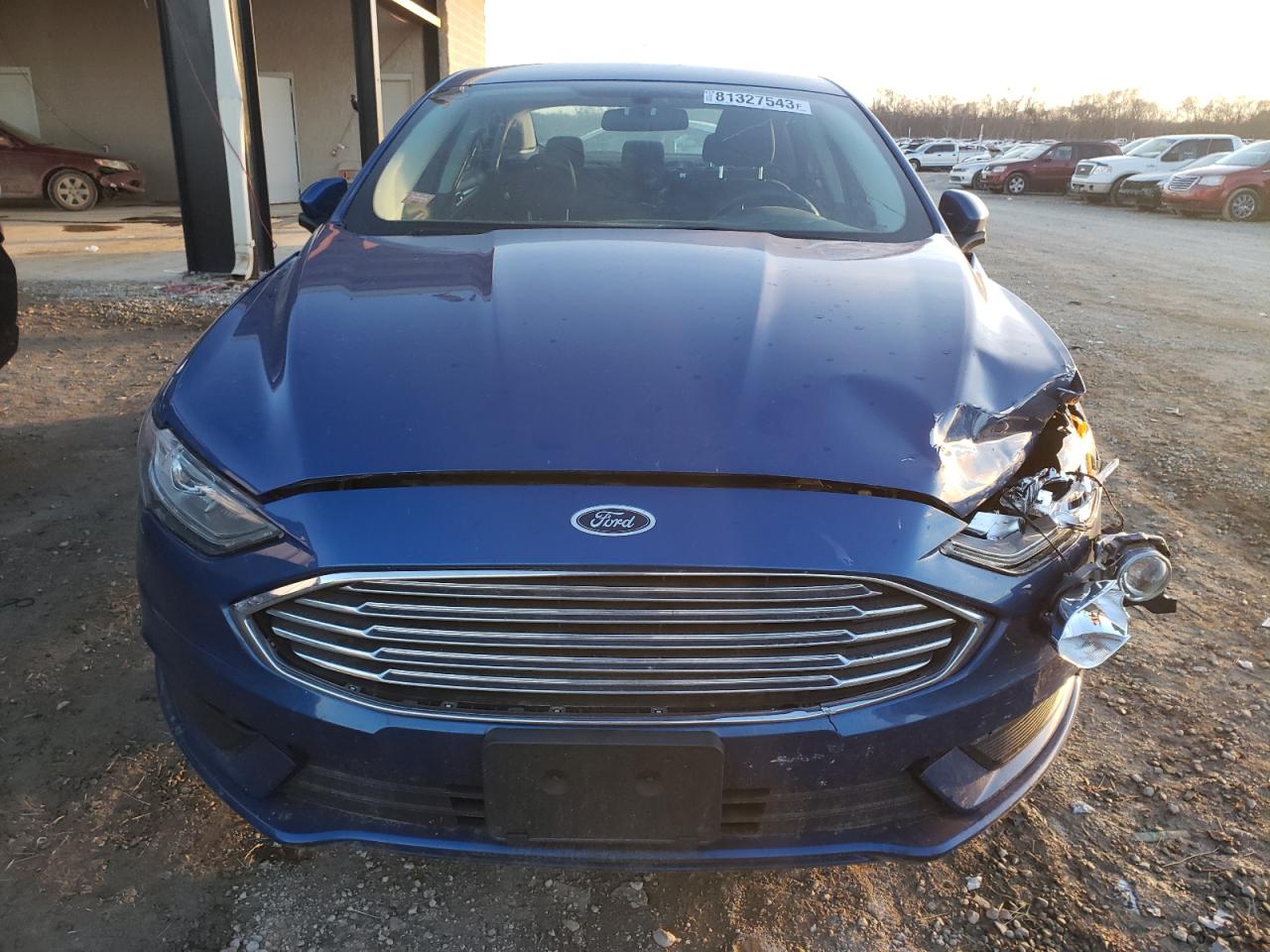 2017 Ford Fusion Se Blue vin: 3FA6P0H77HR359208