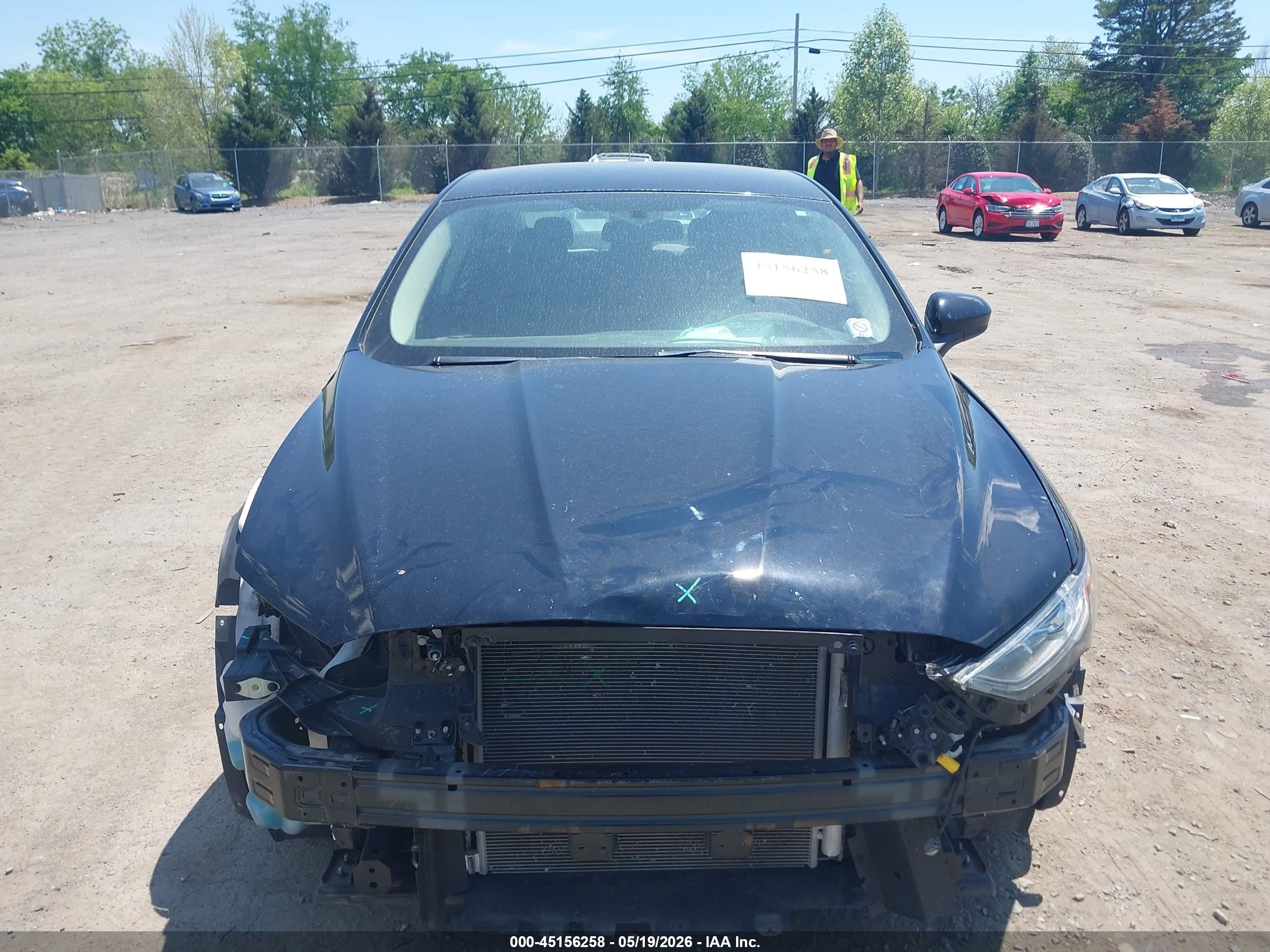 2018 Ford Fusion Se Black vin: 3FA6P0H77JR170385