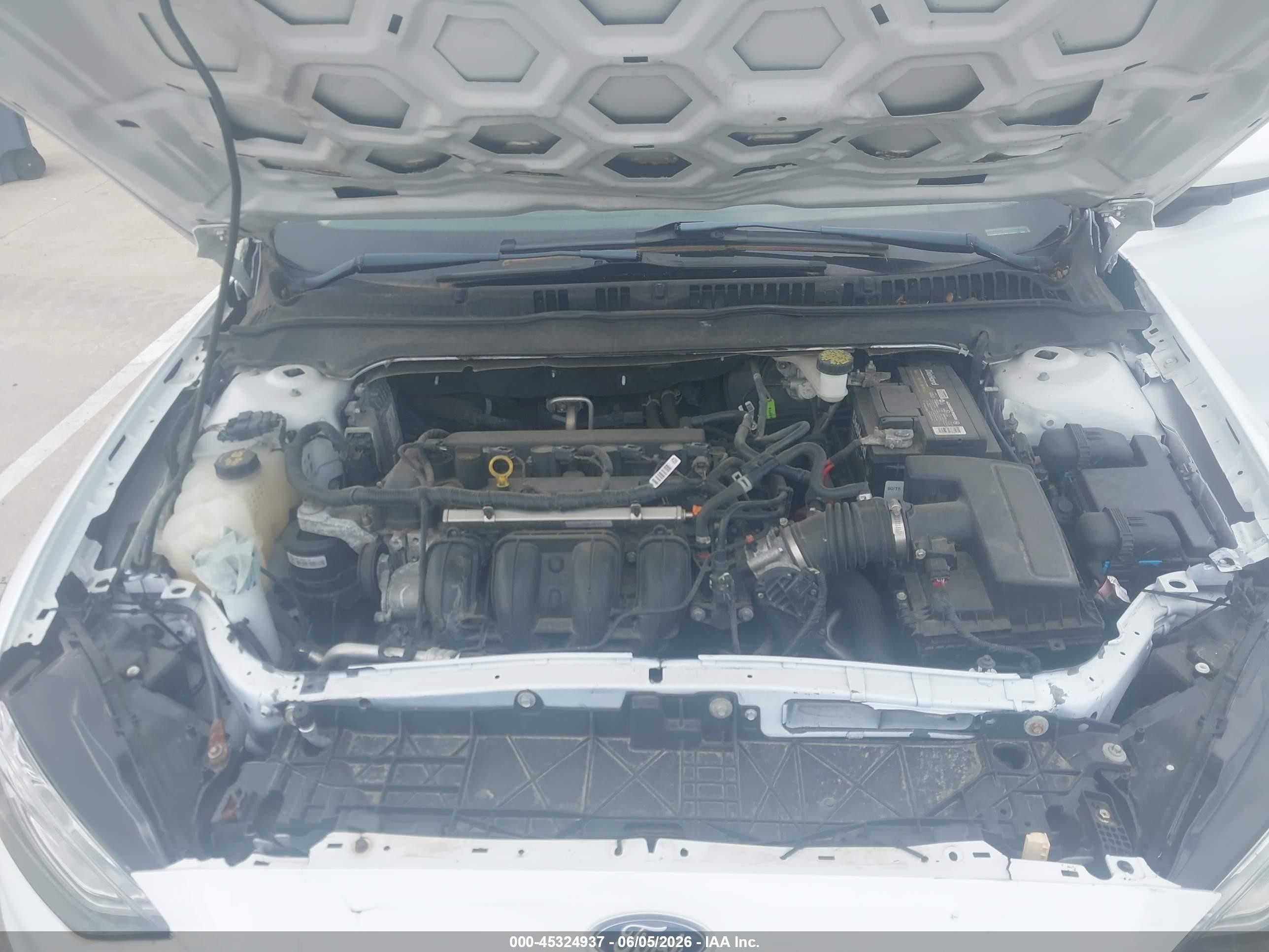 2019 Ford Fusion Se White vin: 3FA6P0H77KR210076