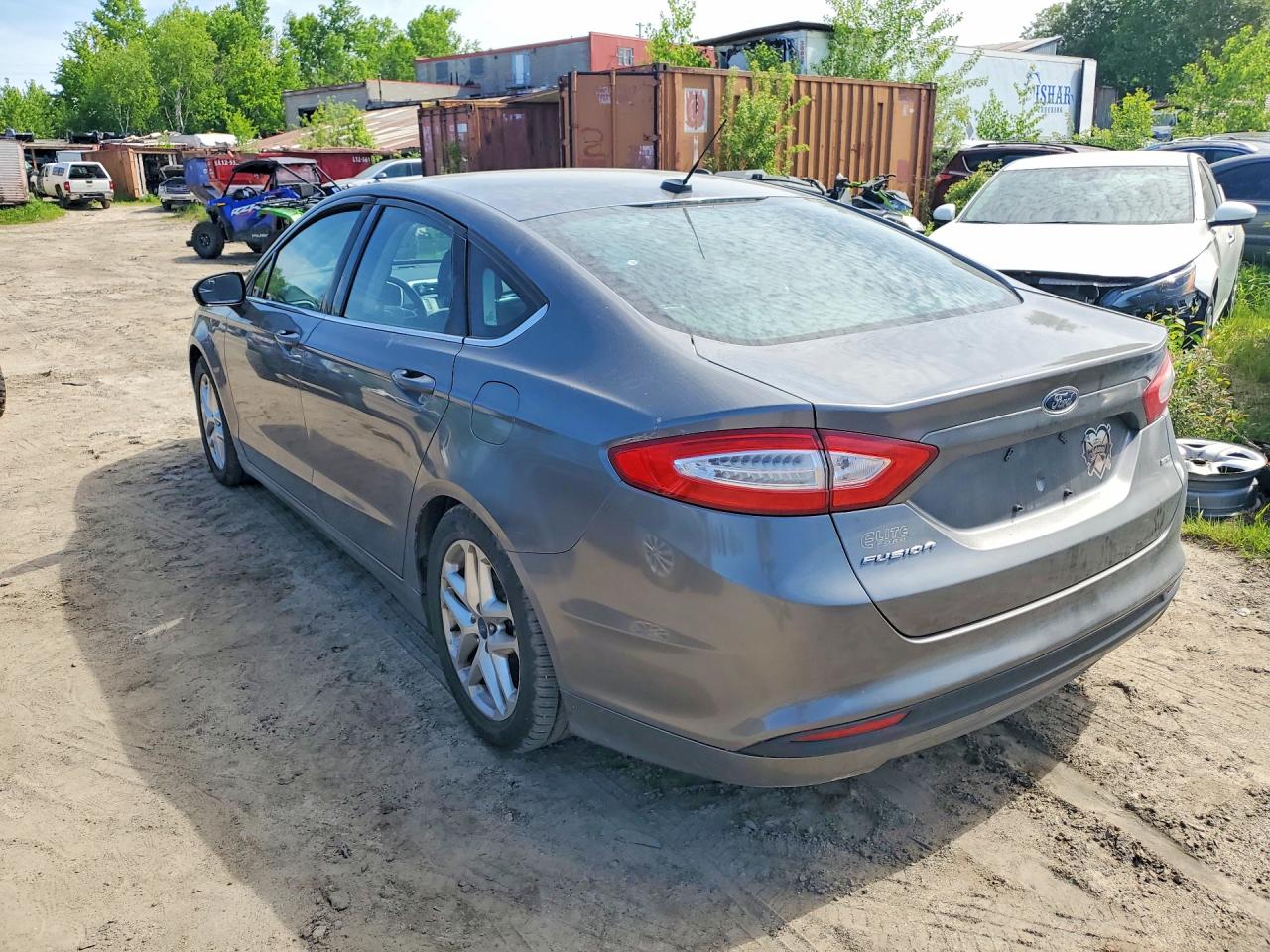 2013 Ford Fusion Se Gray vin: 3FA6P0H78DR104383