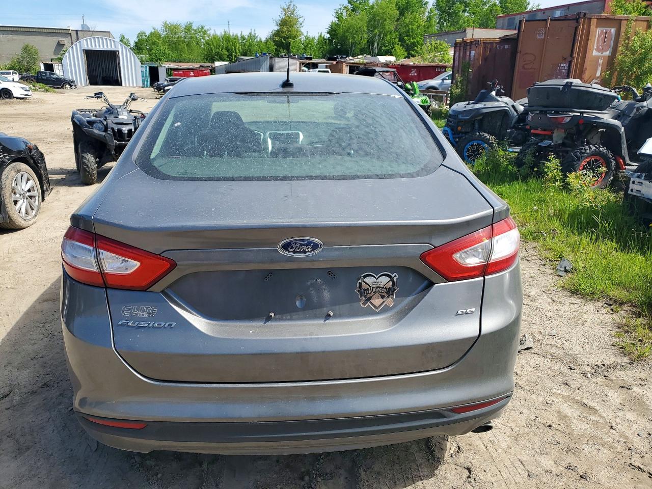 2013 Ford Fusion Se Gray vin: 3FA6P0H78DR104383