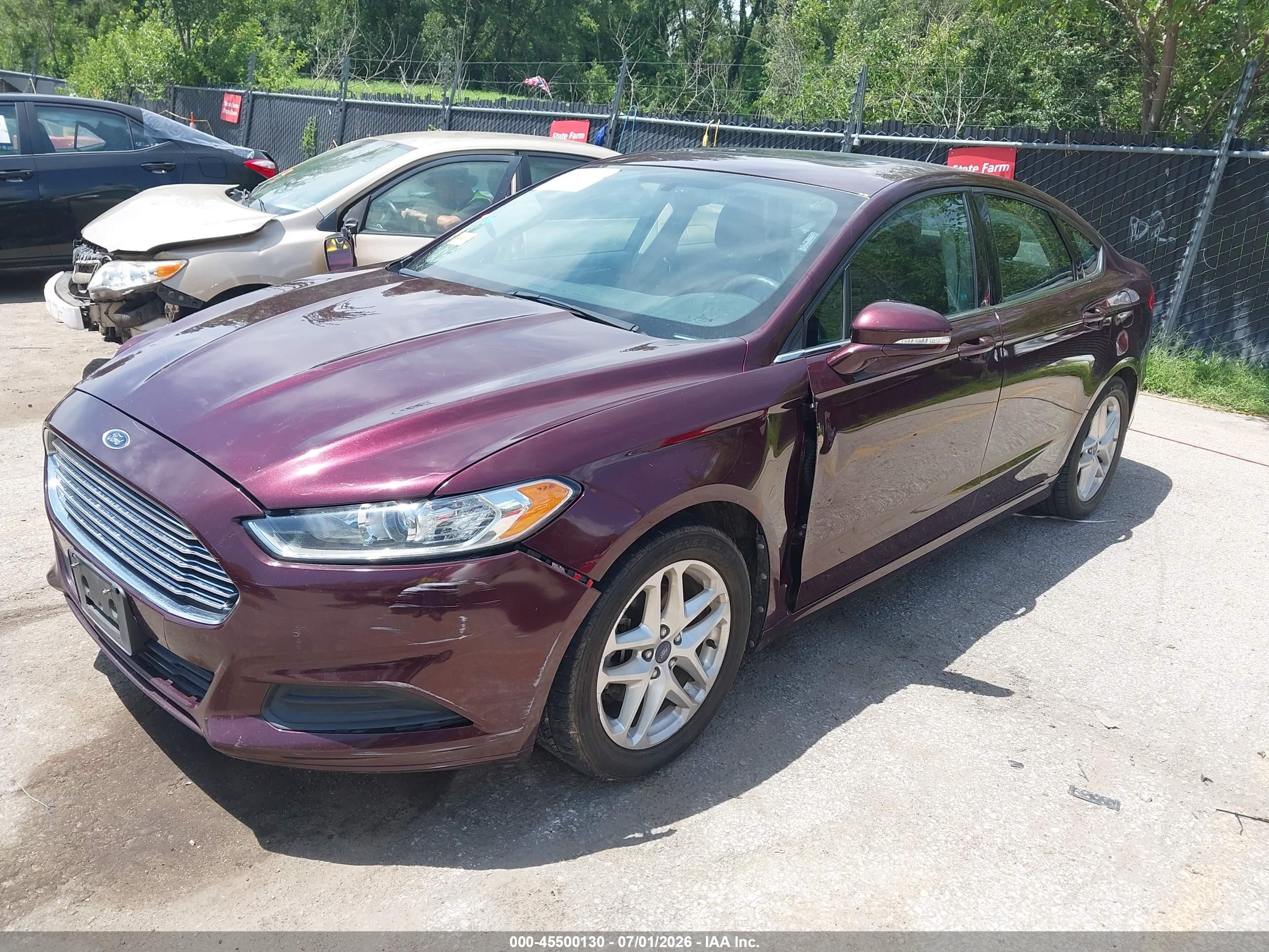 2013 Ford Fusion Se Maroon vin: 3FA6P0H78DR125248