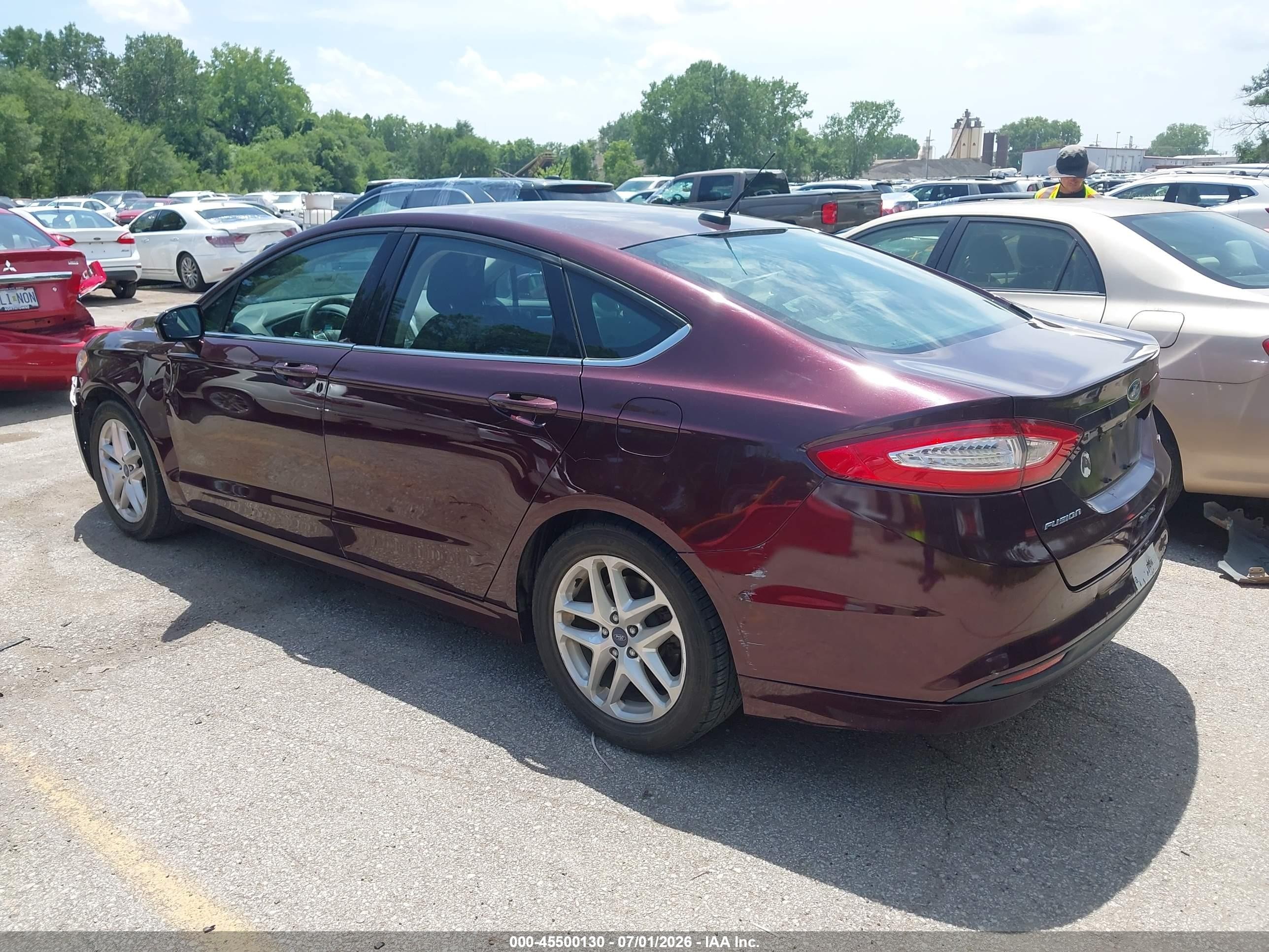 2013 Ford Fusion Se Maroon vin: 3FA6P0H78DR125248
