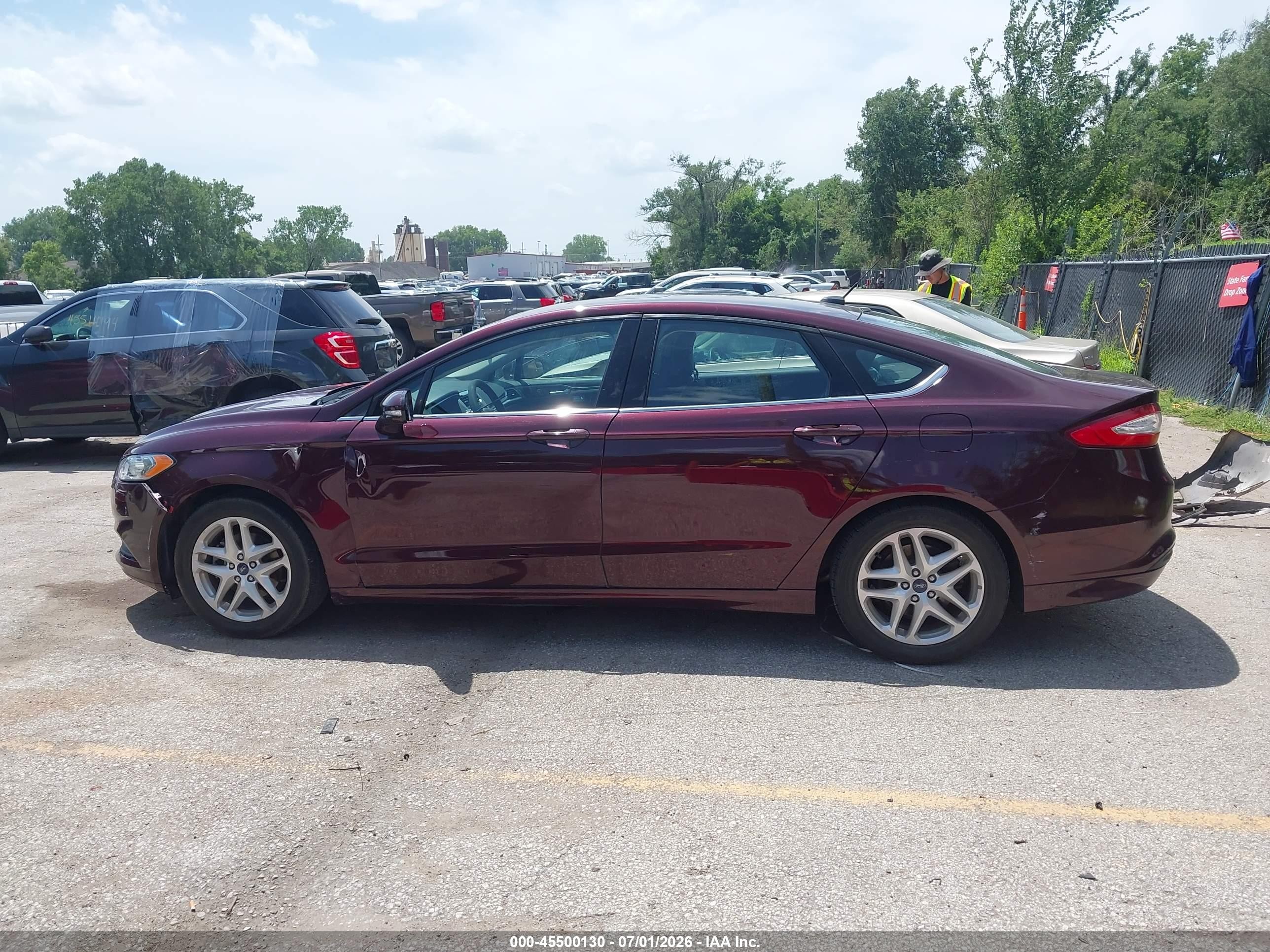 2013 Ford Fusion Se Maroon vin: 3FA6P0H78DR125248