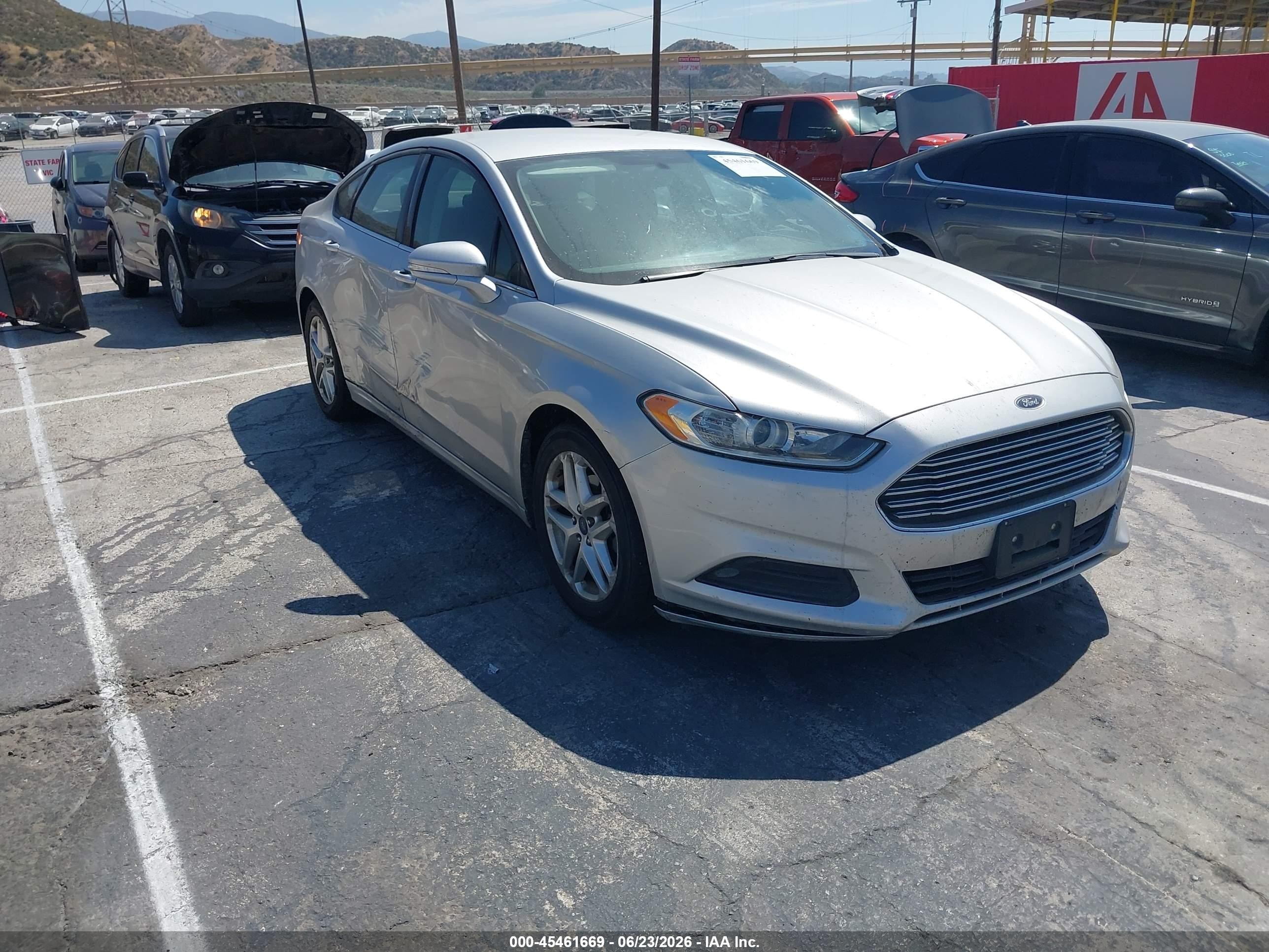2013 Ford Fusion Se Silver vin: 3FA6P0H78DR142759
