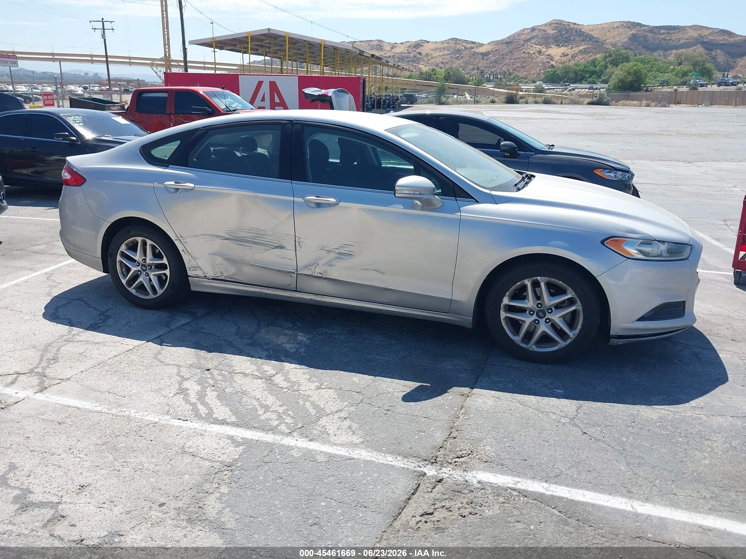 2013 Ford Fusion Se Silver vin: 3FA6P0H78DR142759
