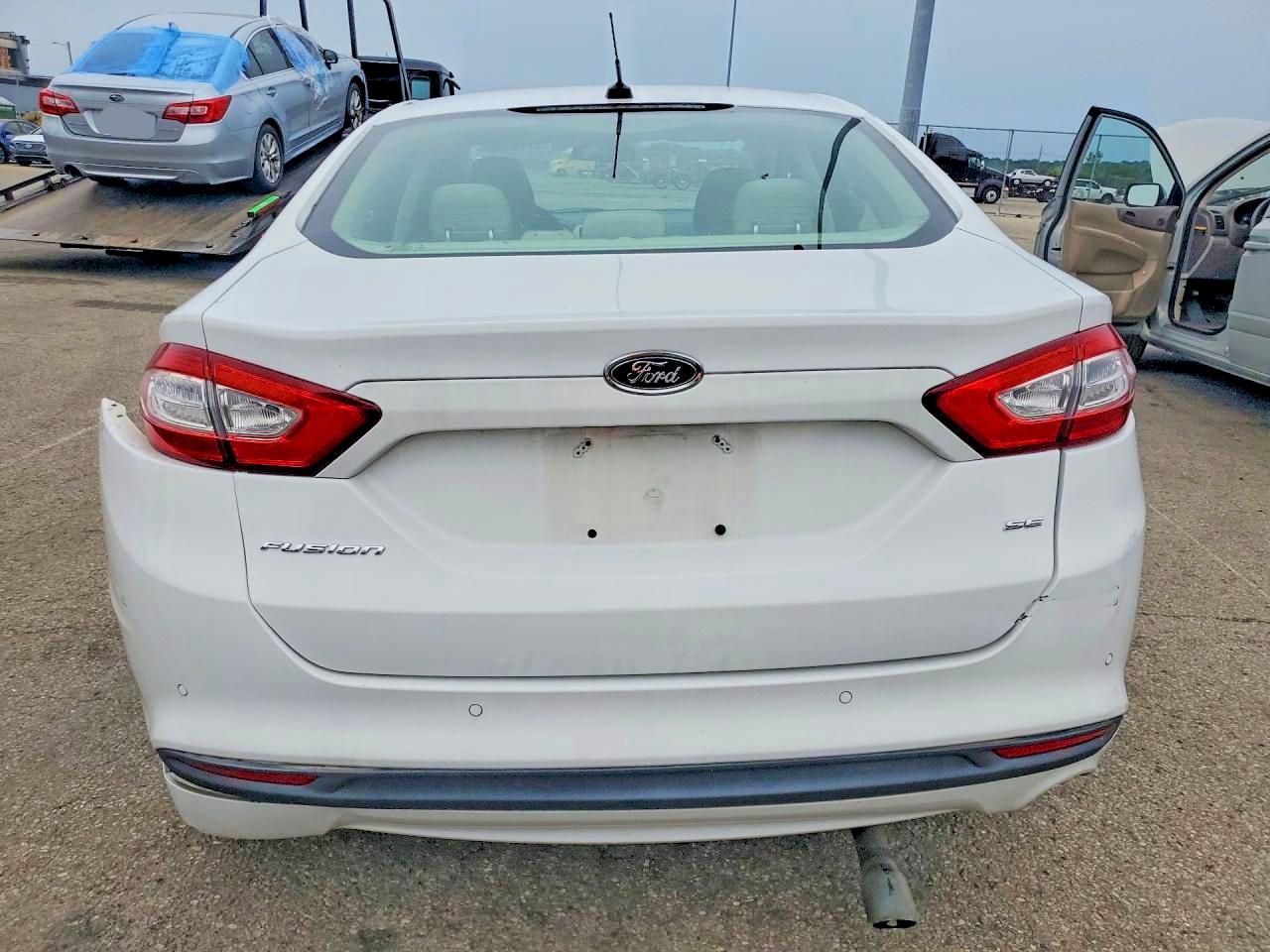 2013 Ford Fusion Se White vin: 3FA6P0H78DR200269