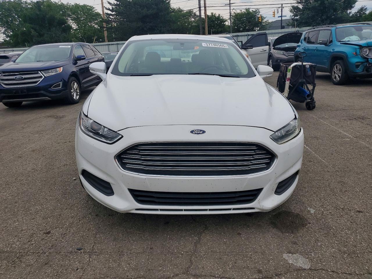 2013 Ford Fusion Se White vin: 3FA6P0H78DR200269
