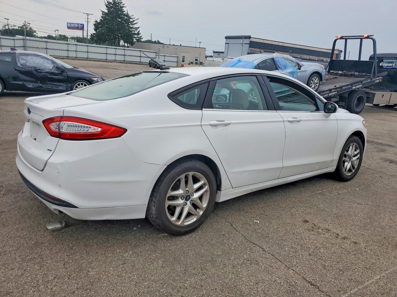 2013 Ford Fusion Se White vin: 3FA6P0H78DR200269