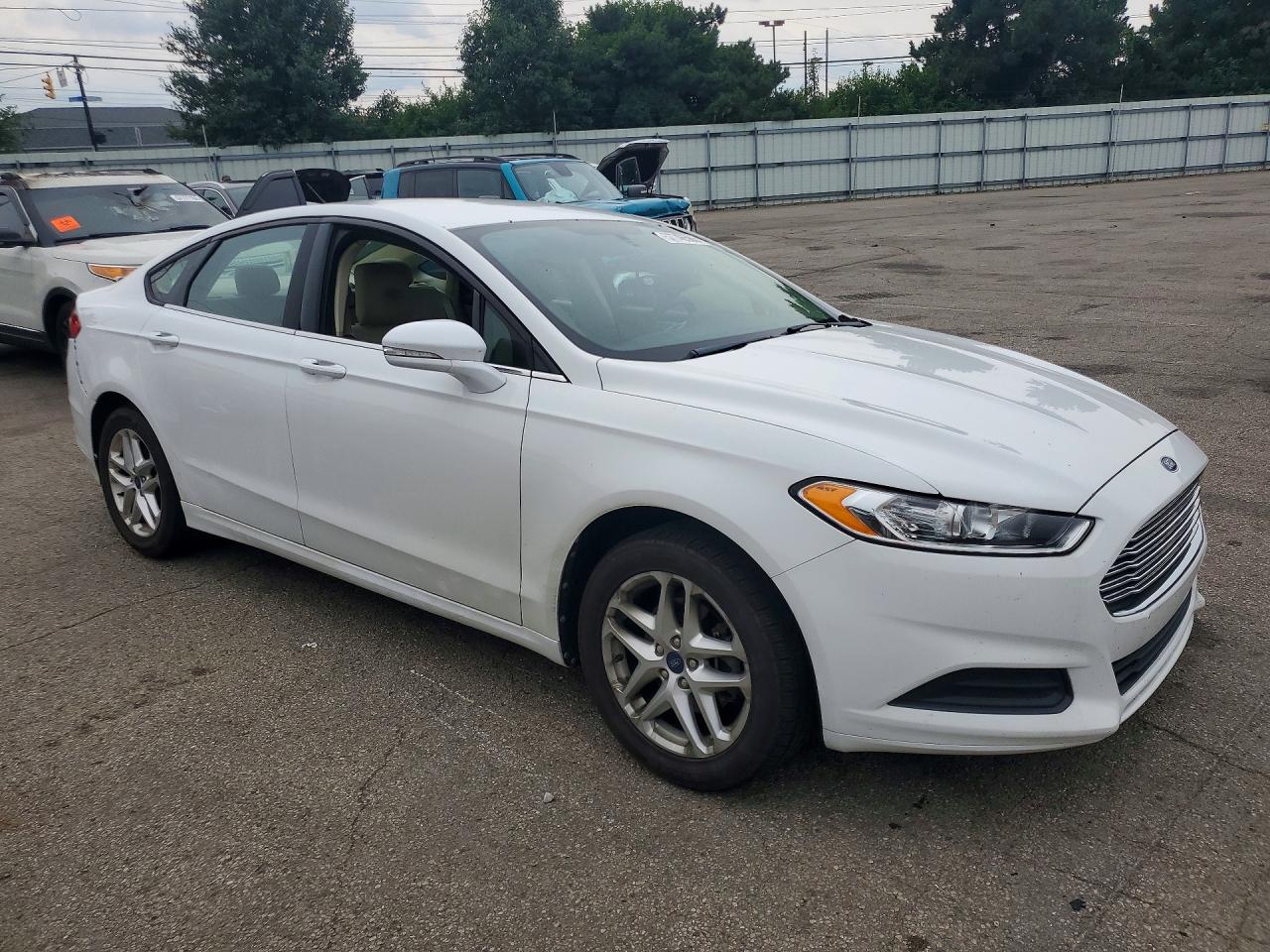 2013 Ford Fusion Se White vin: 3FA6P0H78DR200269