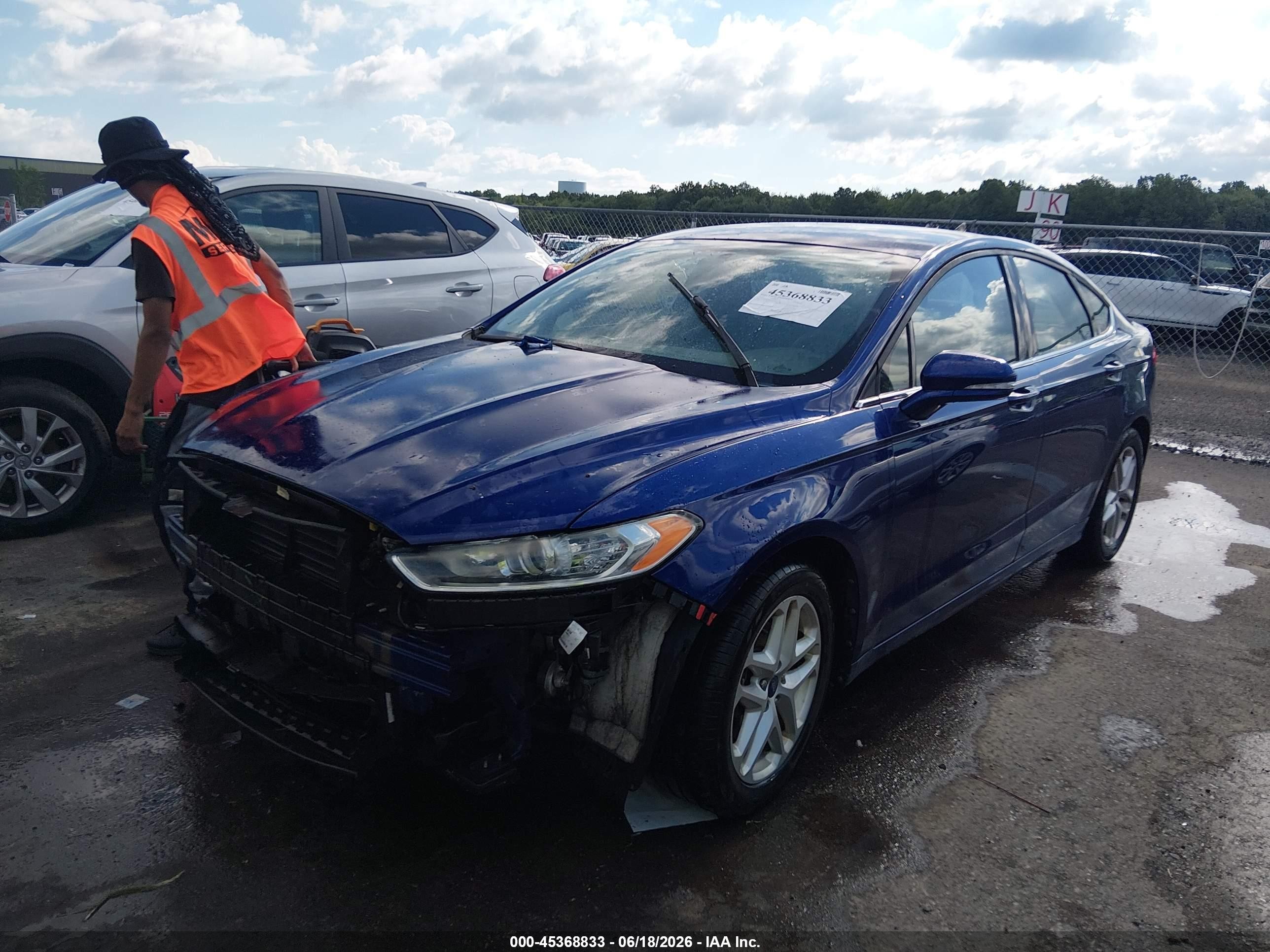 2013 Ford Fusion Se Синий vin: 3FA6P0H78DR214026