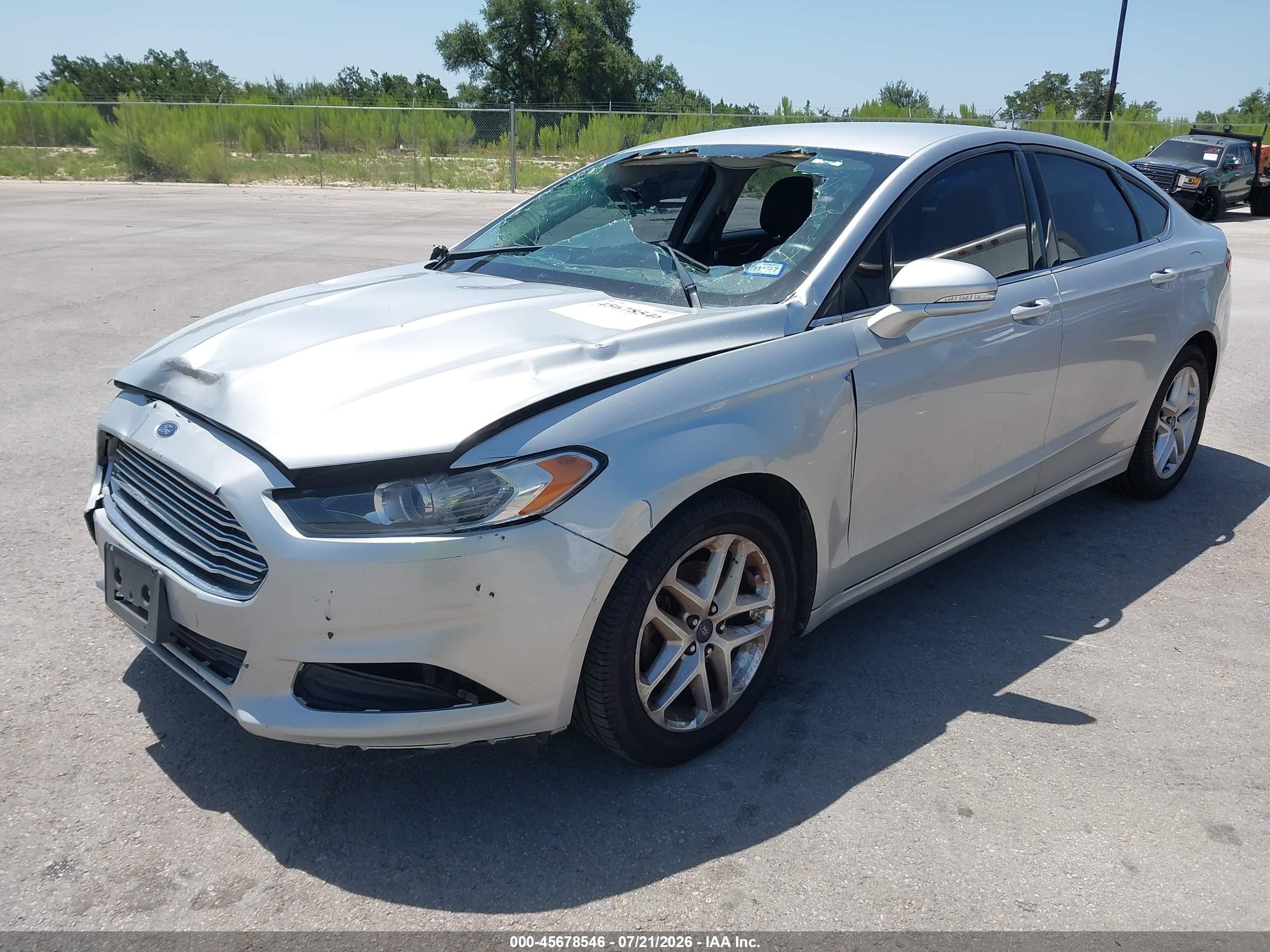2013 Ford Fusion Se Silver vin: 3FA6P0H78DR215676