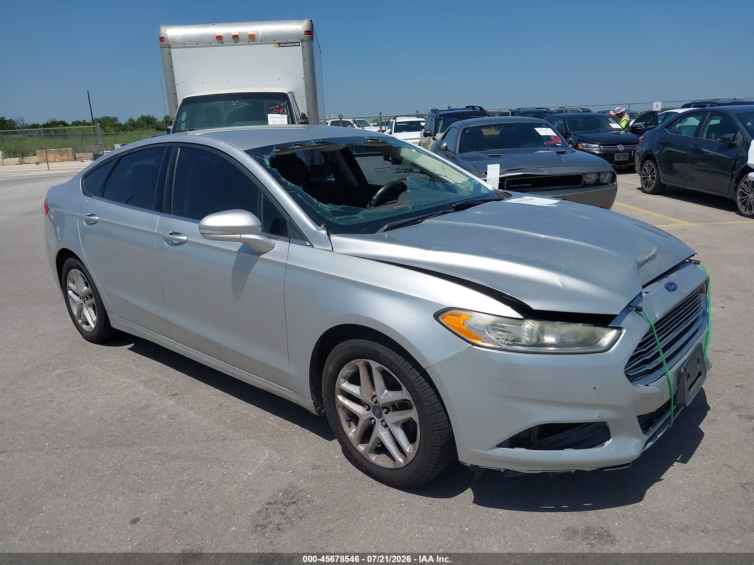 2013 Ford Fusion Se Silver vin: 3FA6P0H78DR215676