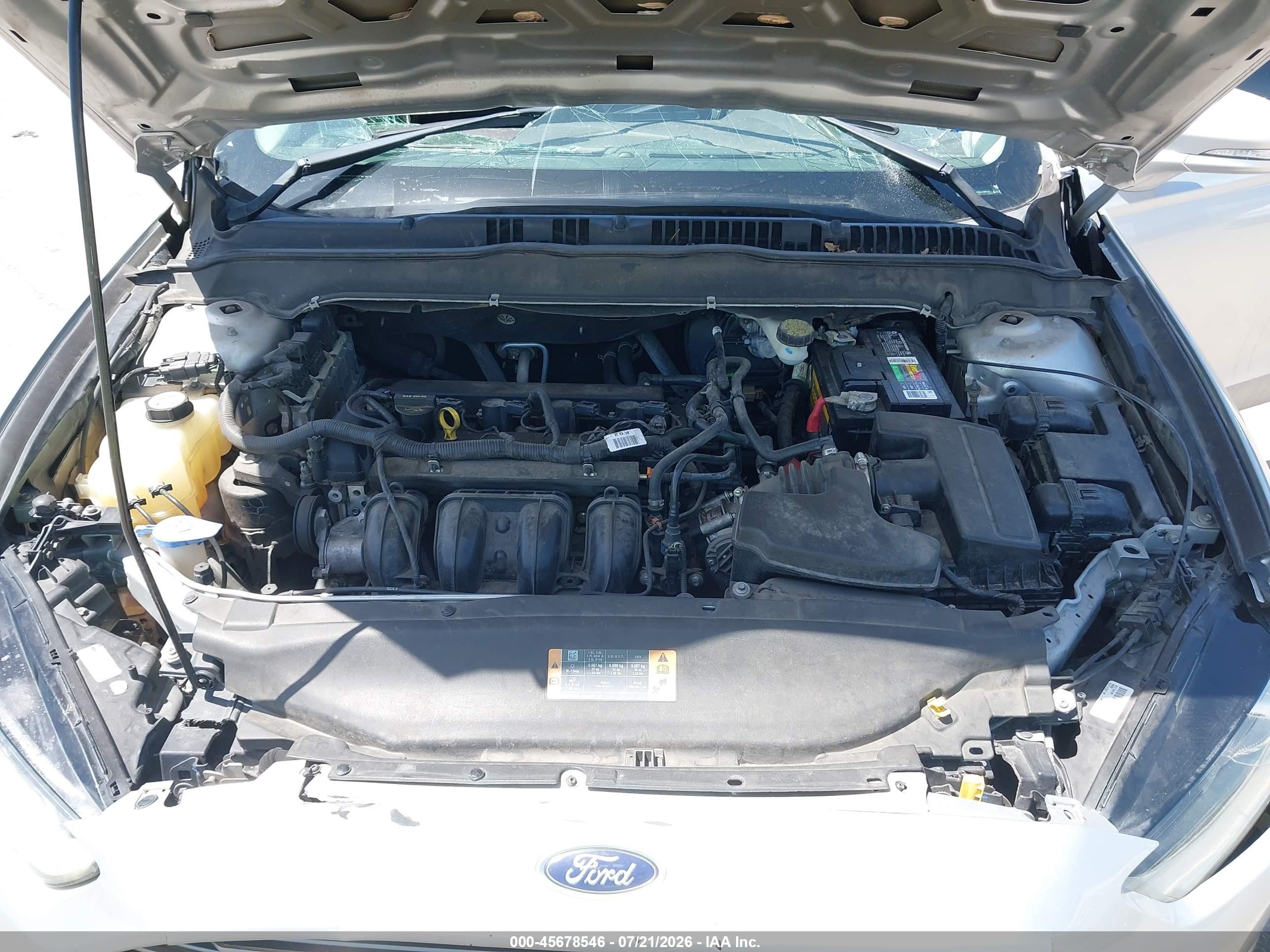 2013 Ford Fusion Se Silver vin: 3FA6P0H78DR215676