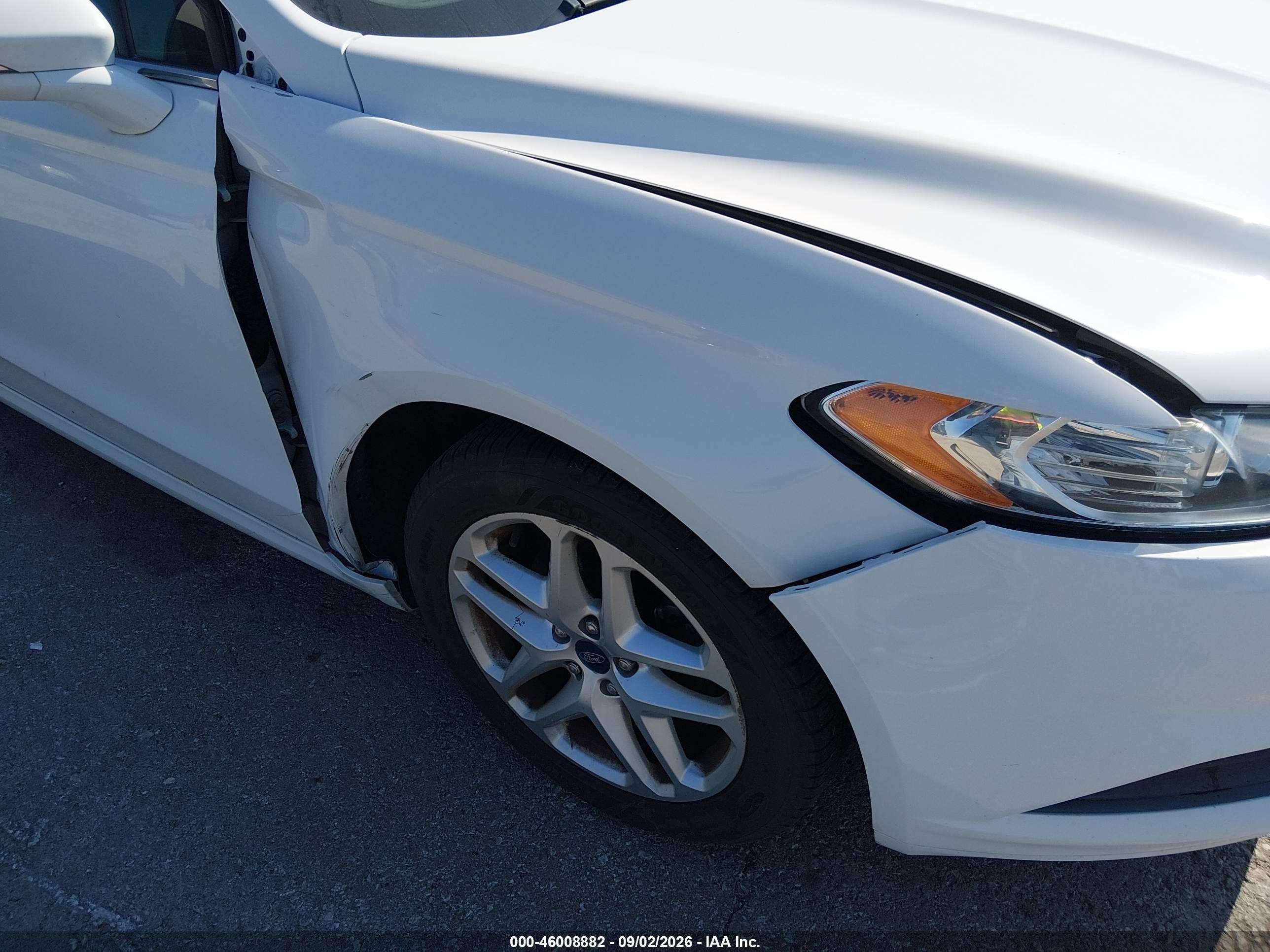 2013 Ford Fusion Se White vin: 3FA6P0H78DR255563