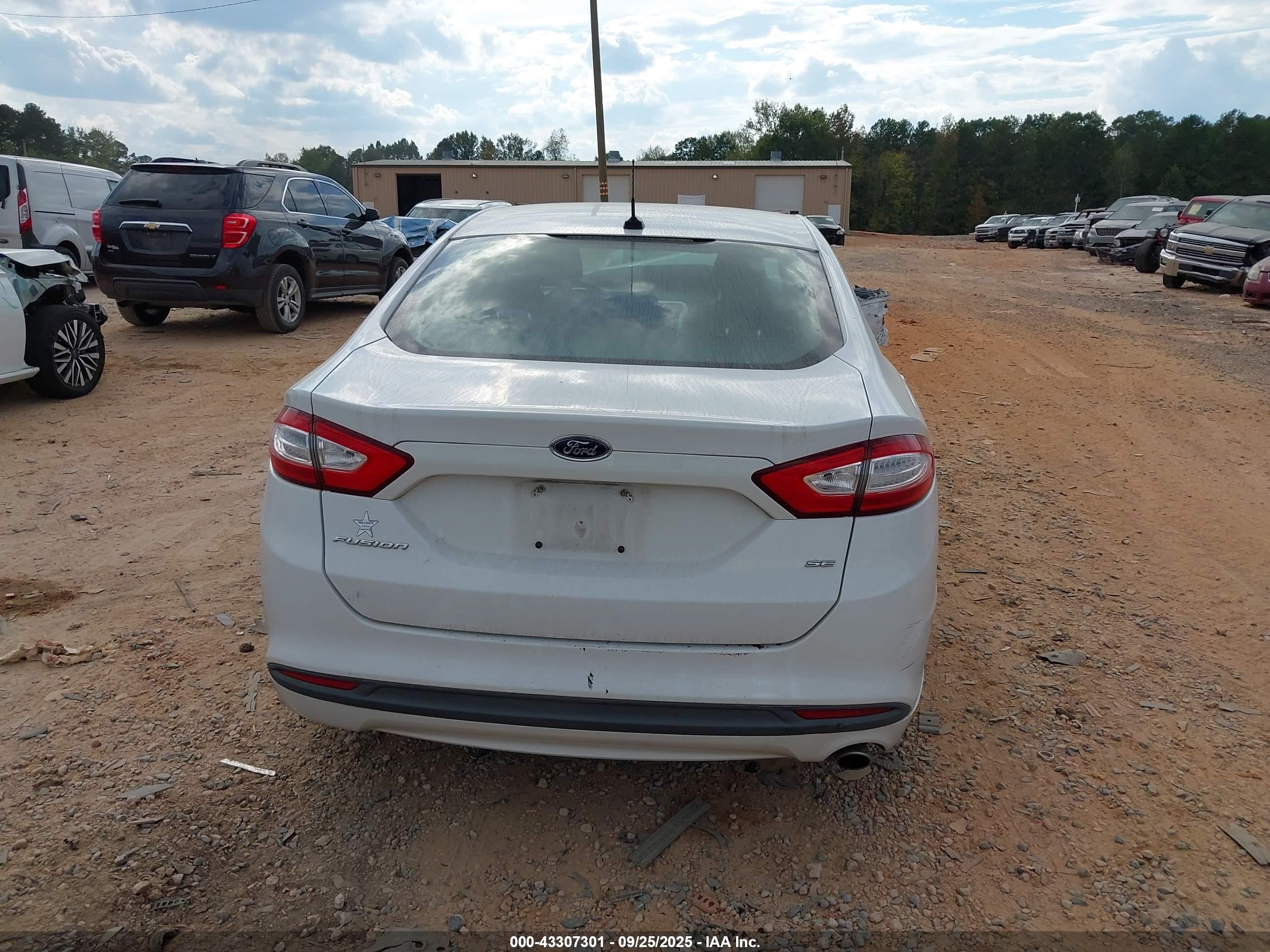 2013 Ford Fusion Se White vin: 3FA6P0H78DR275845