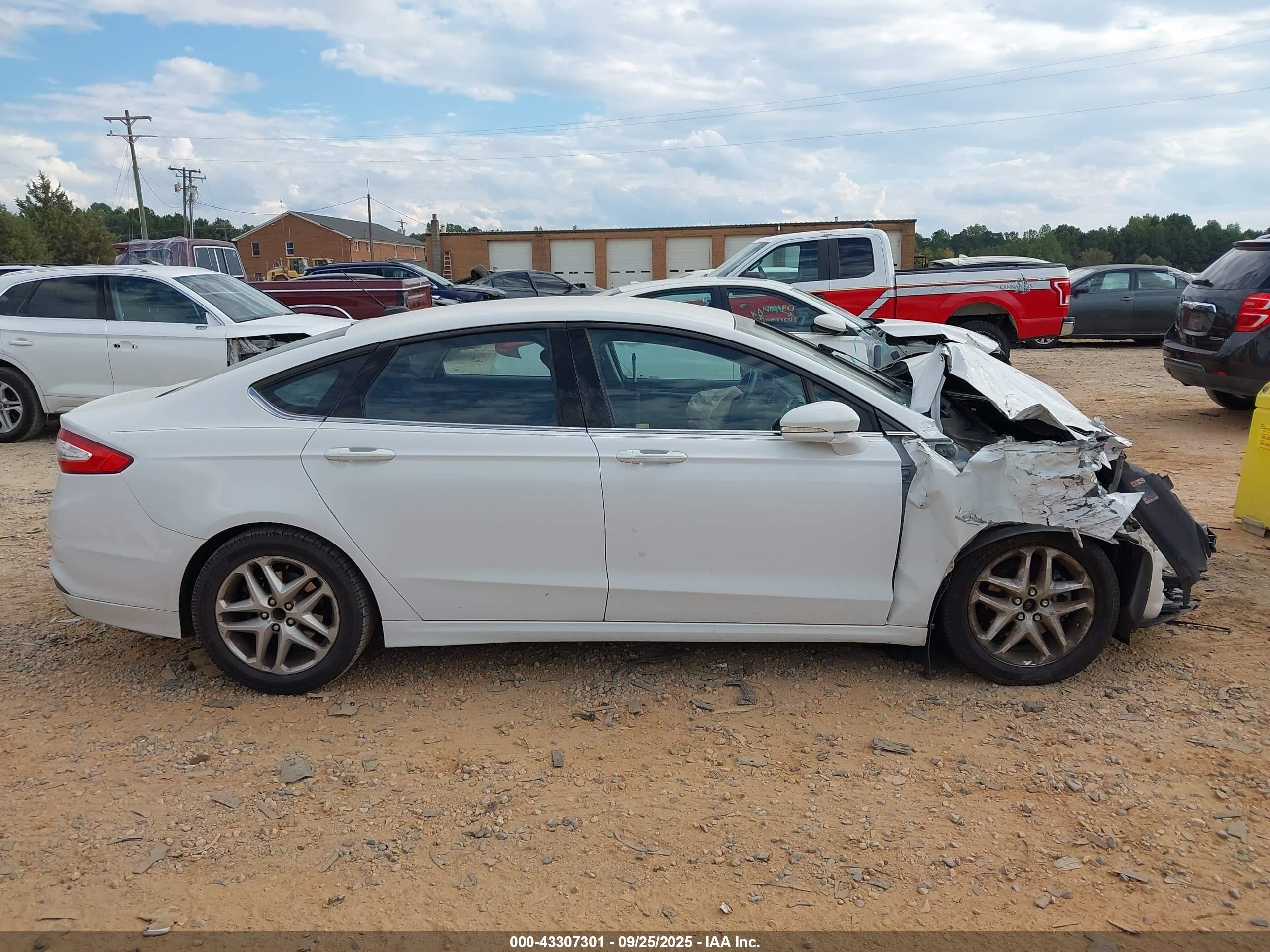 2013 Ford Fusion Se White vin: 3FA6P0H78DR275845
