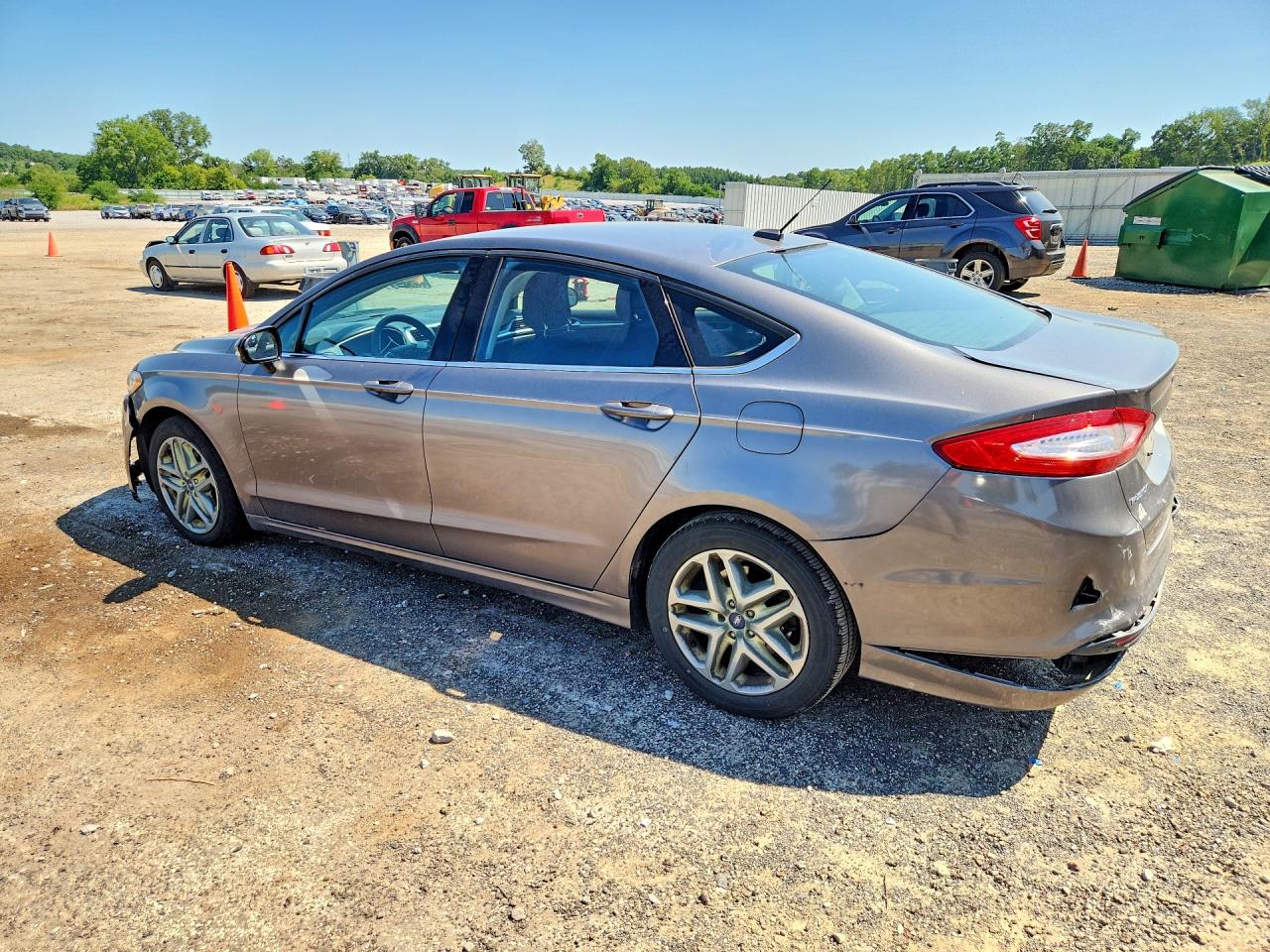 2013 Ford Fusion Se Серый vin: 3FA6P0H78DR281080