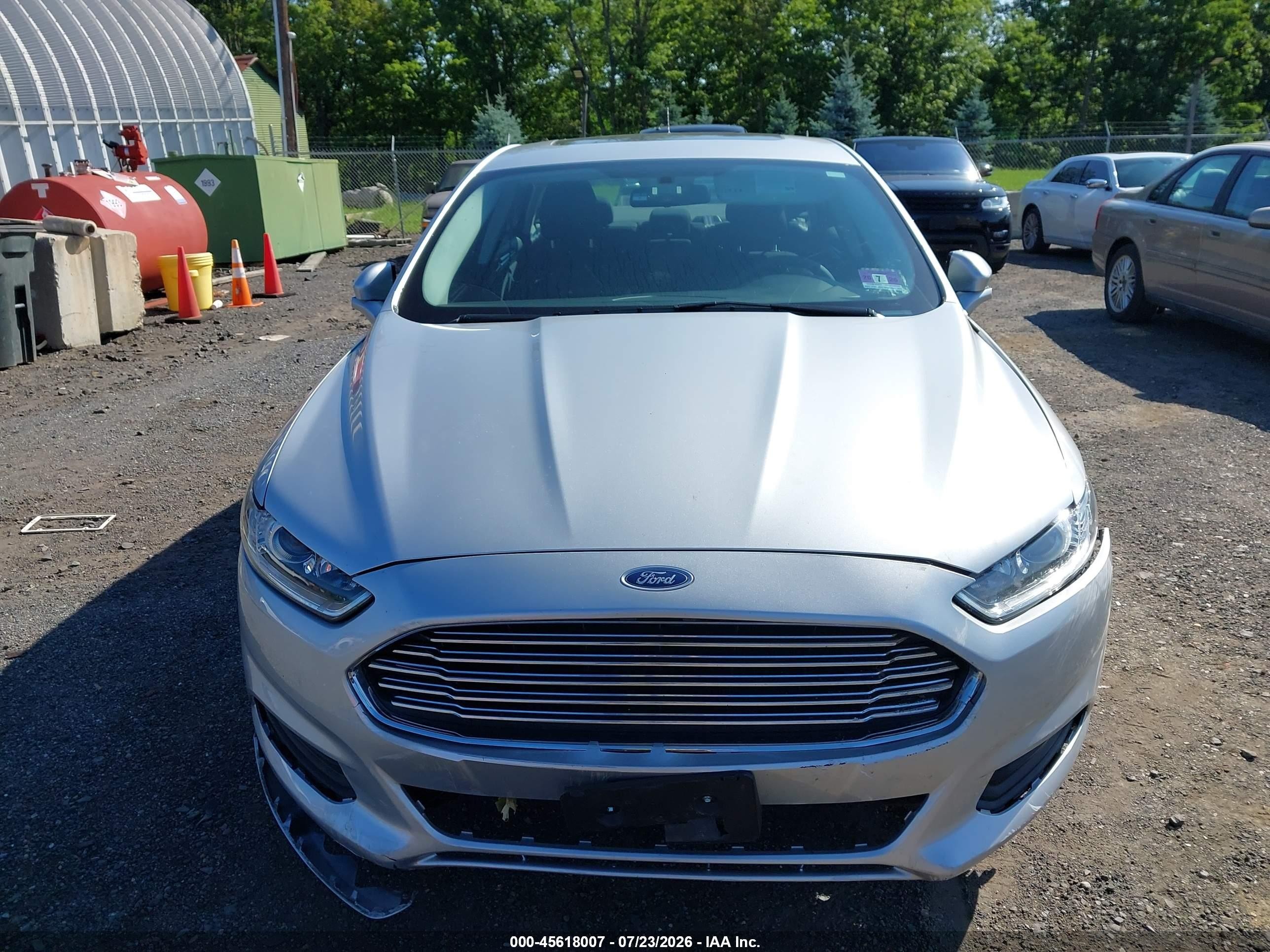2013 Ford Fusion Se Silver vin: 3FA6P0H78DR335574