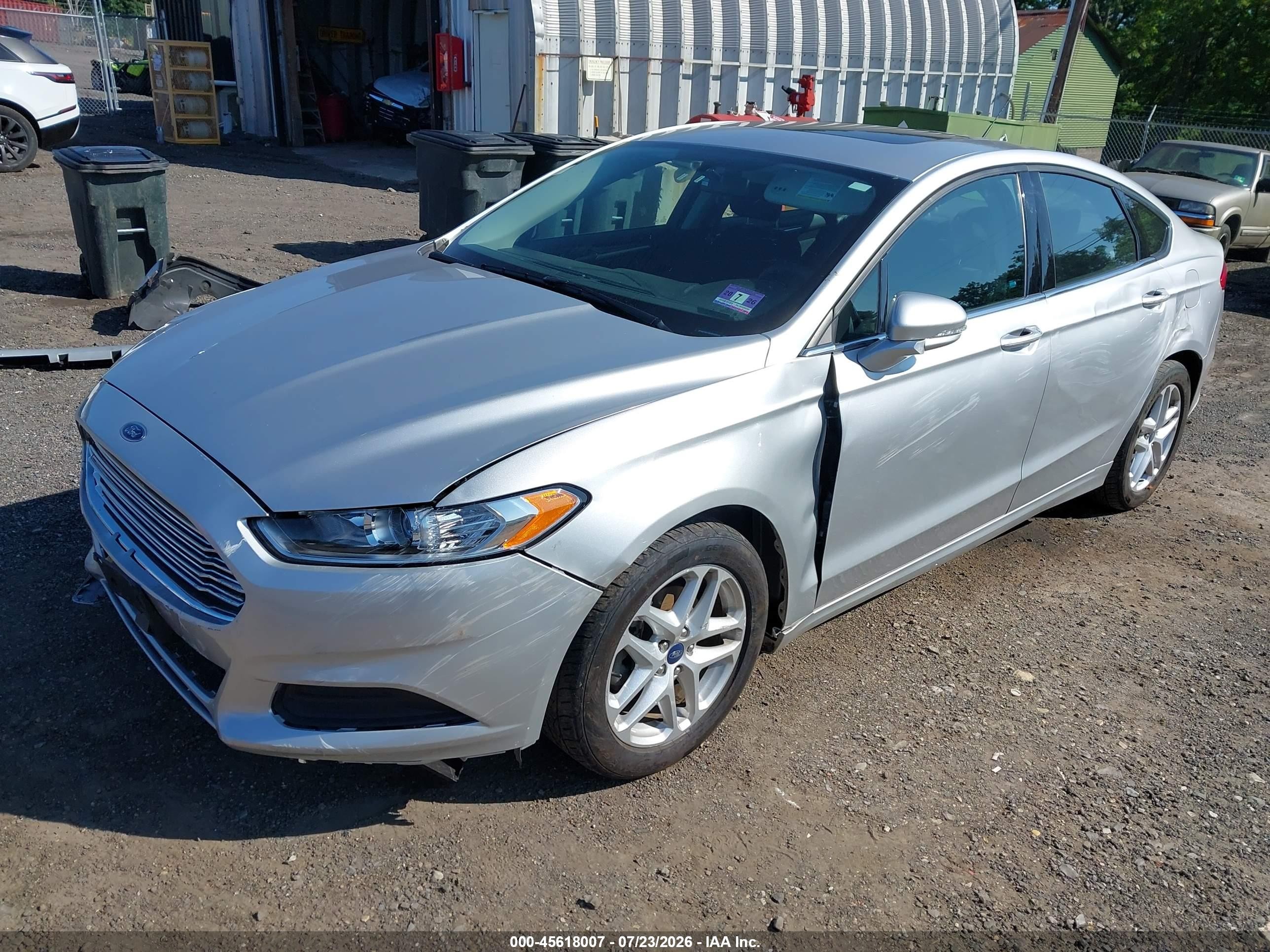 2013 Ford Fusion Se Silver vin: 3FA6P0H78DR335574