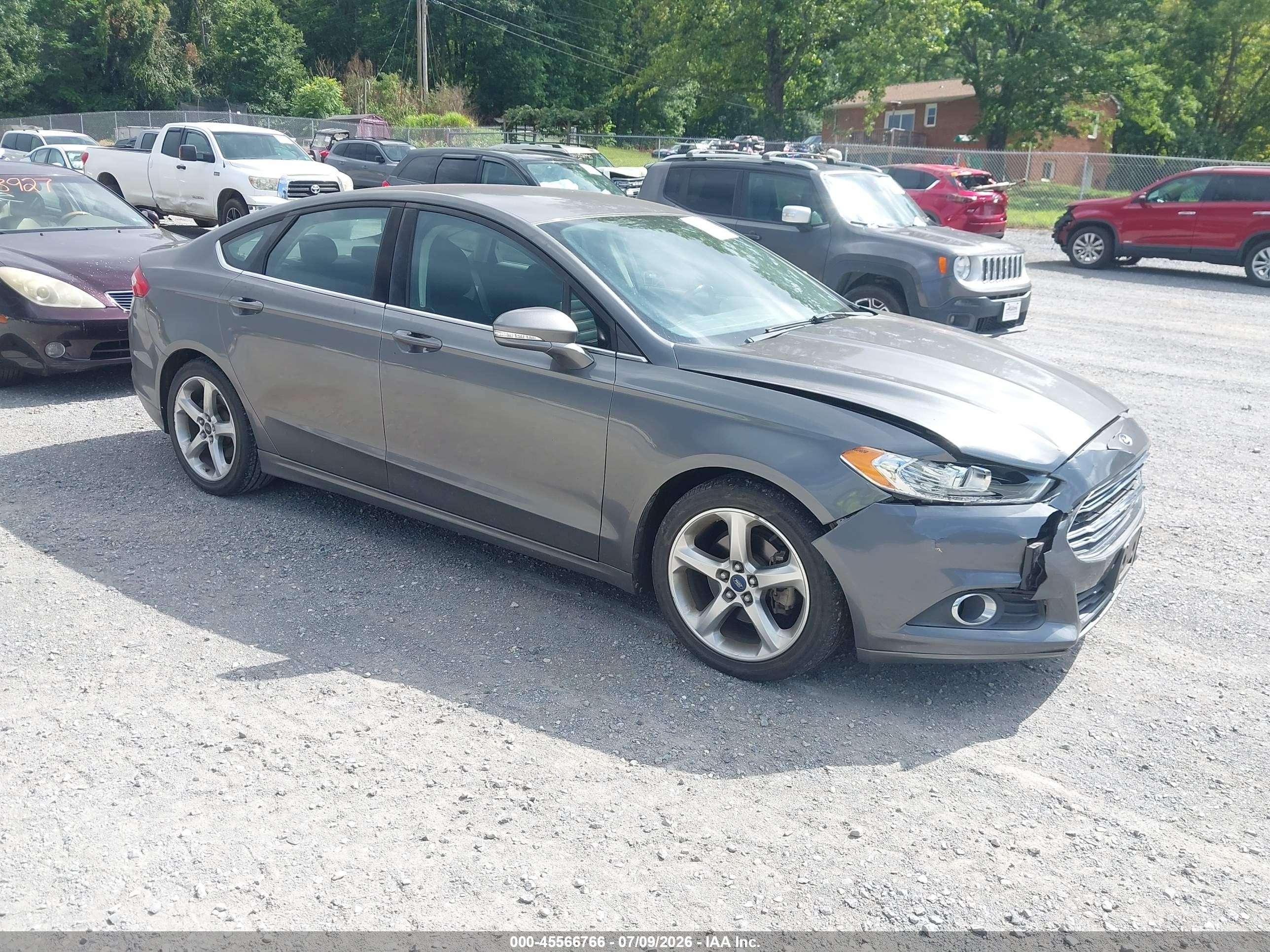 2013 Ford Fusion Se Gray vin: 3FA6P0H78DR368705