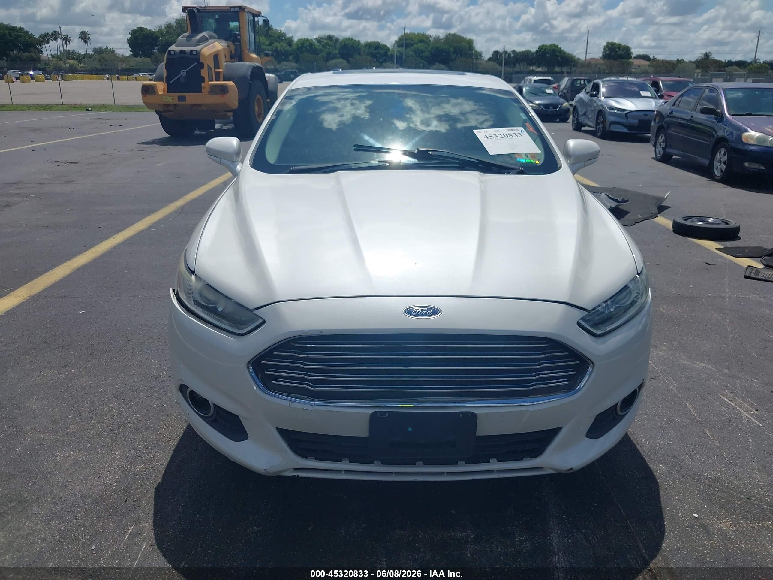 2013 Ford Fusion Se White vin: 3FA6P0H78DR381888