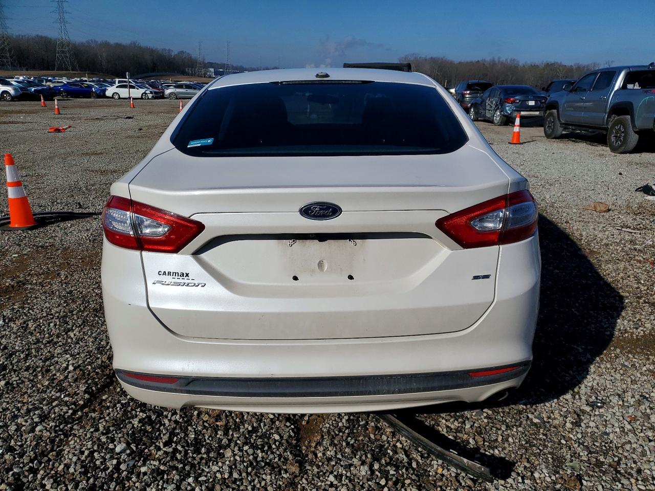 2013 Ford Fusion Se White vin: 3FA6P0H78DR382488