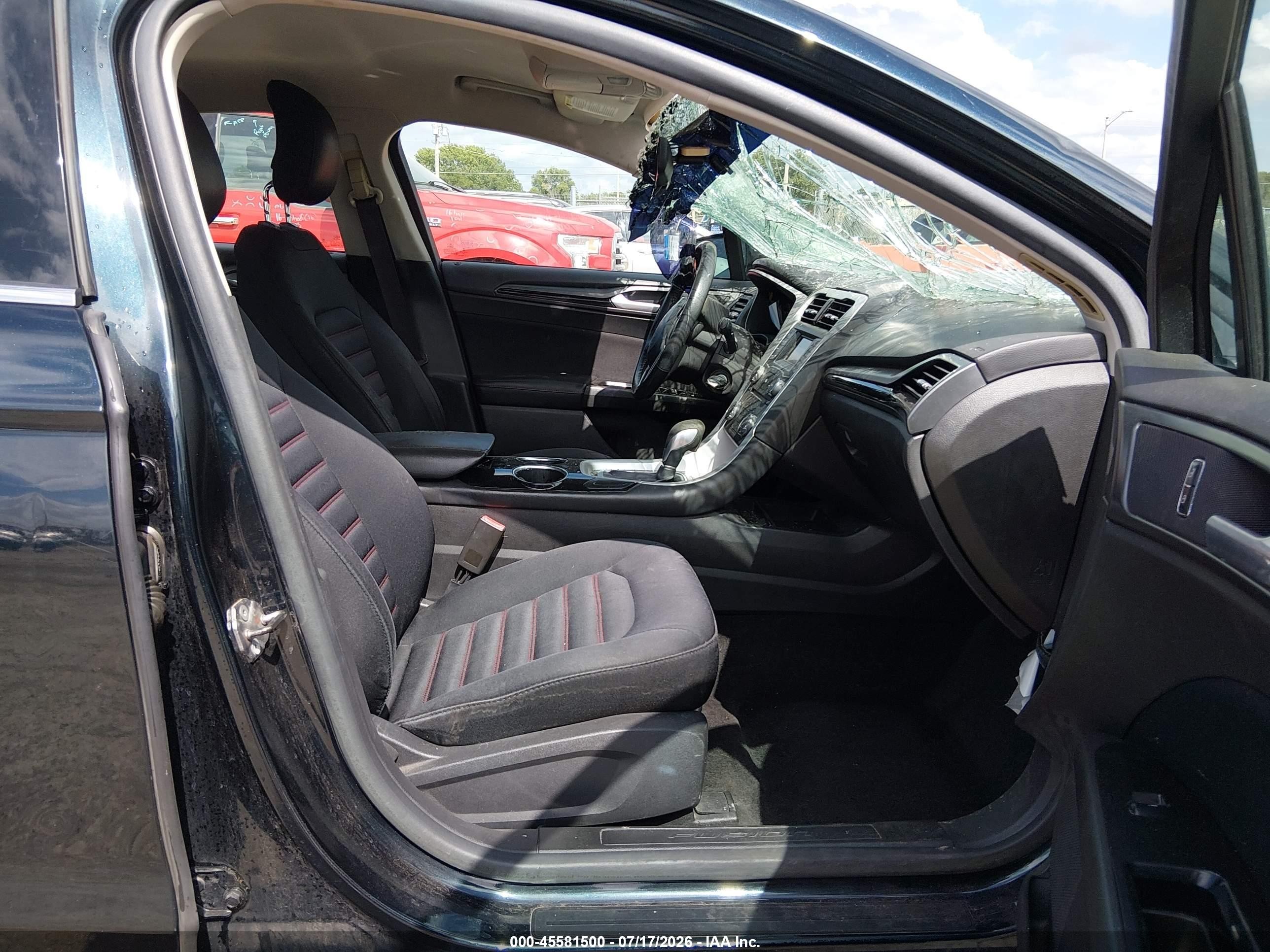 2014 Ford Fusion Se Black vin: 3FA6P0H78ER100075