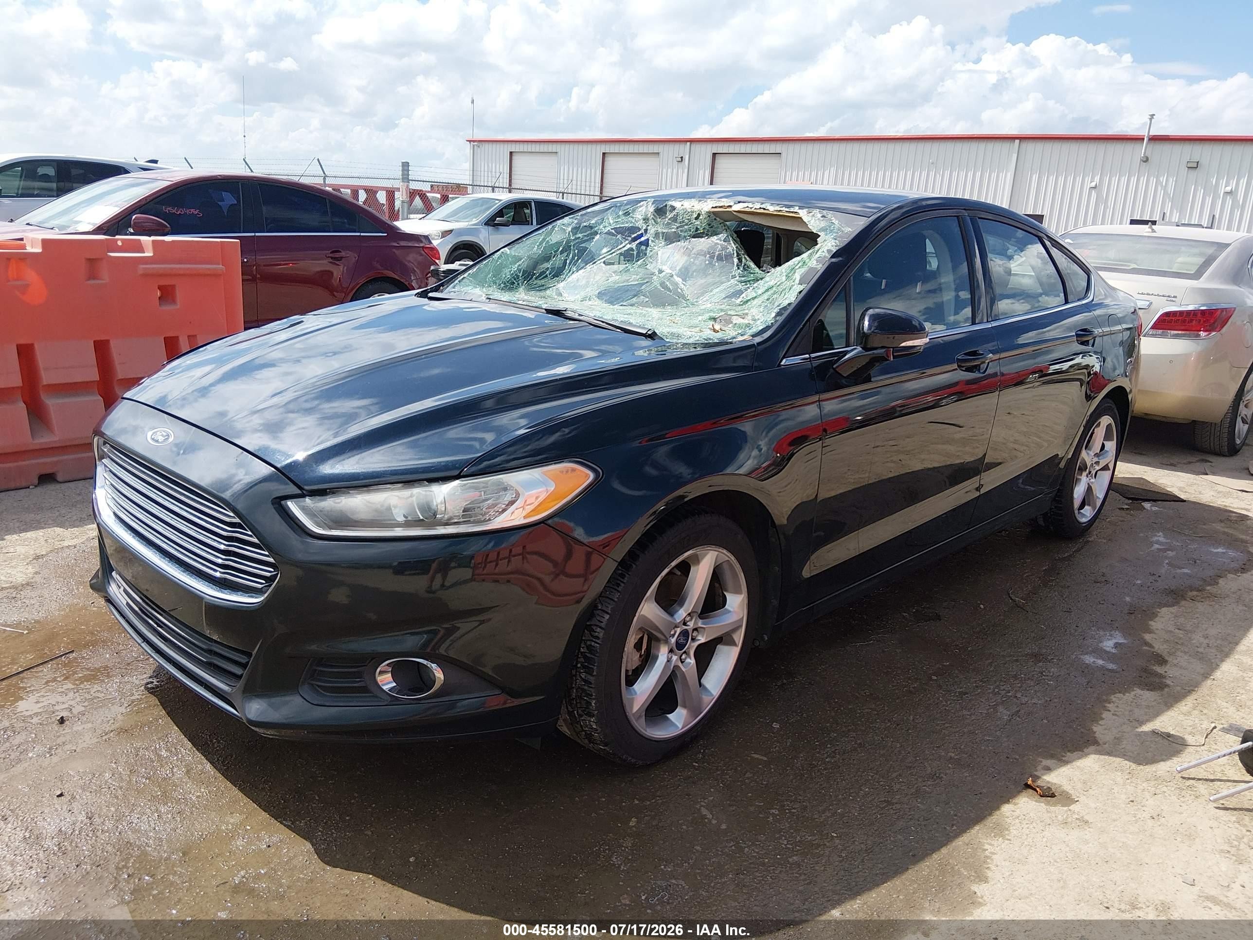 2014 Ford Fusion Se Black vin: 3FA6P0H78ER100075
