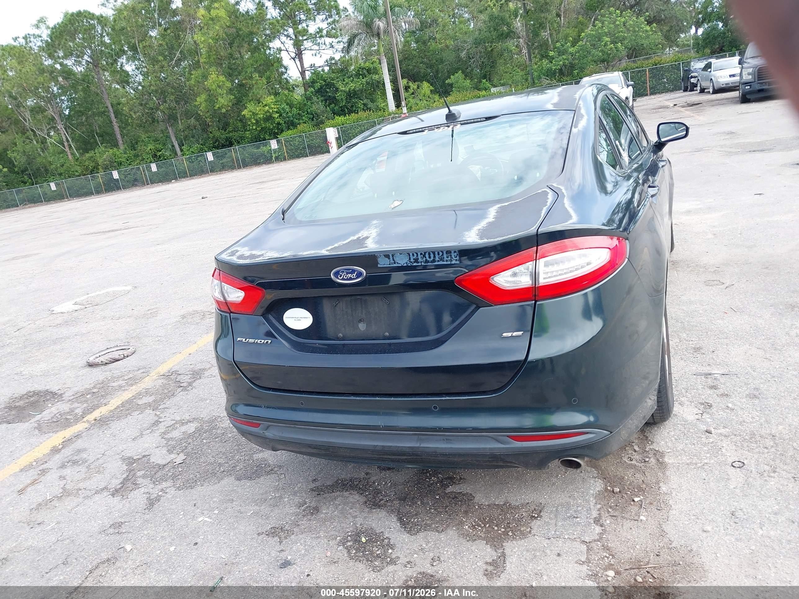 2014 Ford Fusion Se Black vin: 3FA6P0H78ER143475