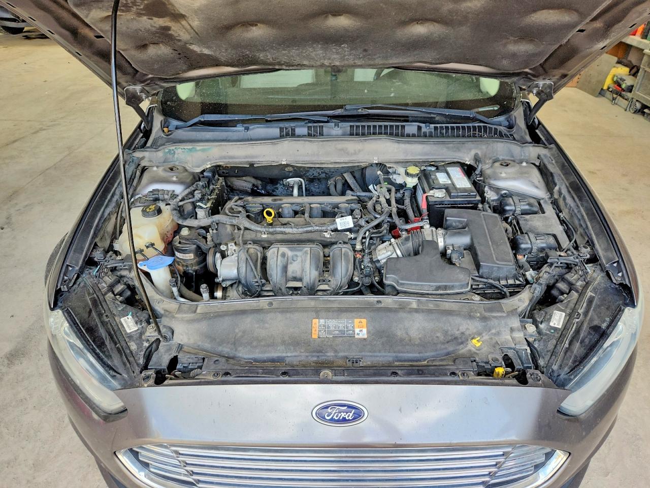 2014 Ford Fusion Se Gray vin: 3FA6P0H78ER143556