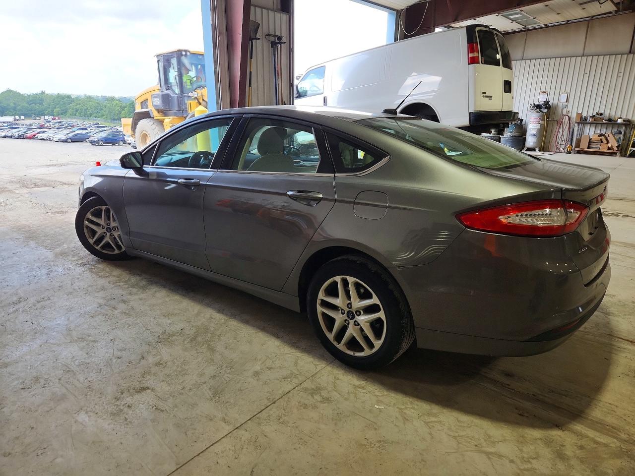 2014 Ford Fusion Se Gray vin: 3FA6P0H78ER143556