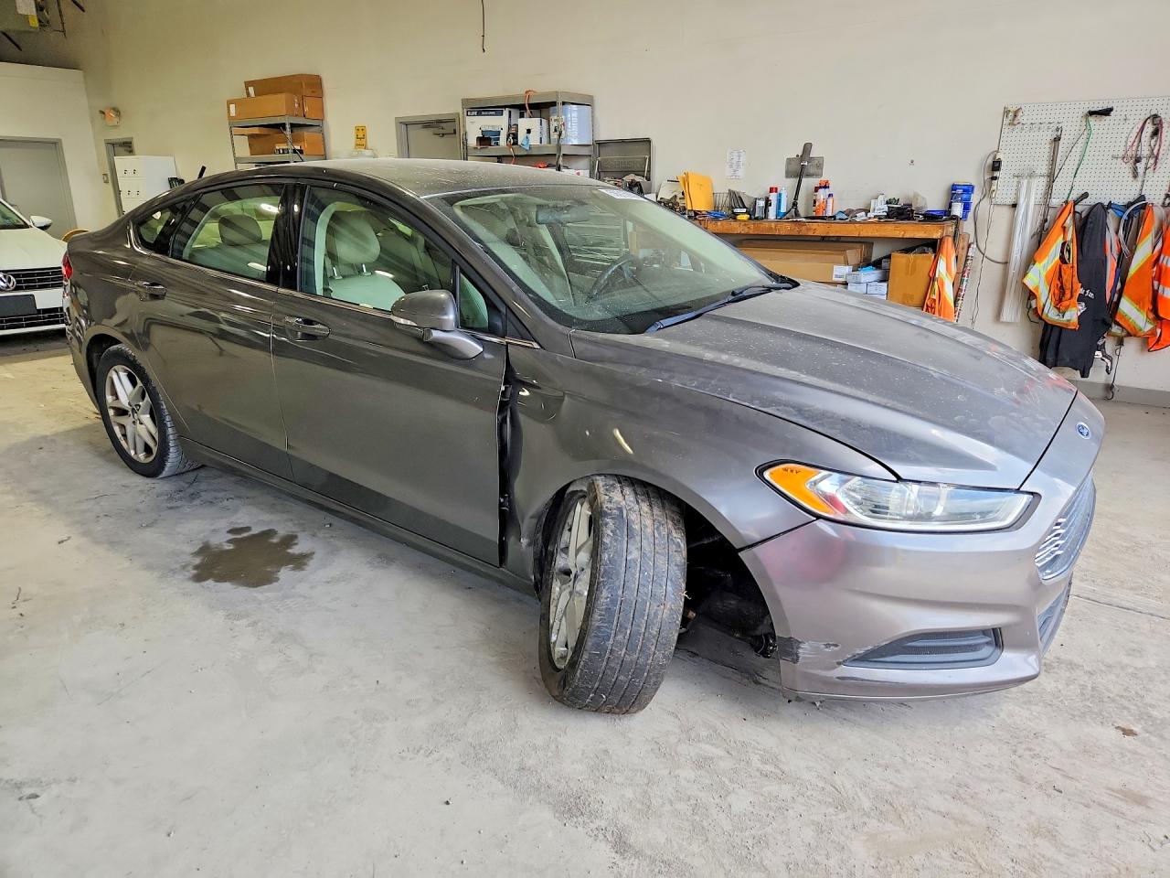 2014 Ford Fusion Se Gray vin: 3FA6P0H78ER143556