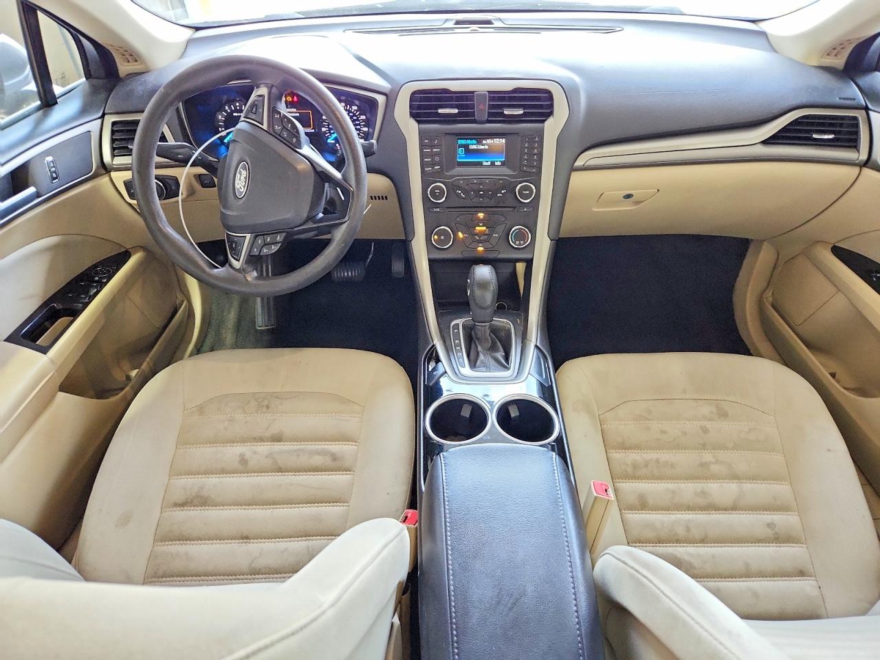 2014 Ford Fusion Se Gray vin: 3FA6P0H78ER143556