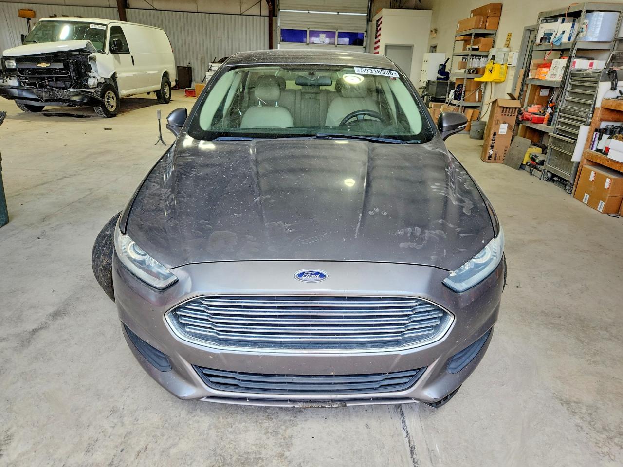 2014 Ford Fusion Se Gray vin: 3FA6P0H78ER143556