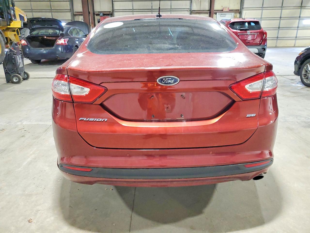 2014 Ford Fusion Red vin: 3FA6P0H78ER175875