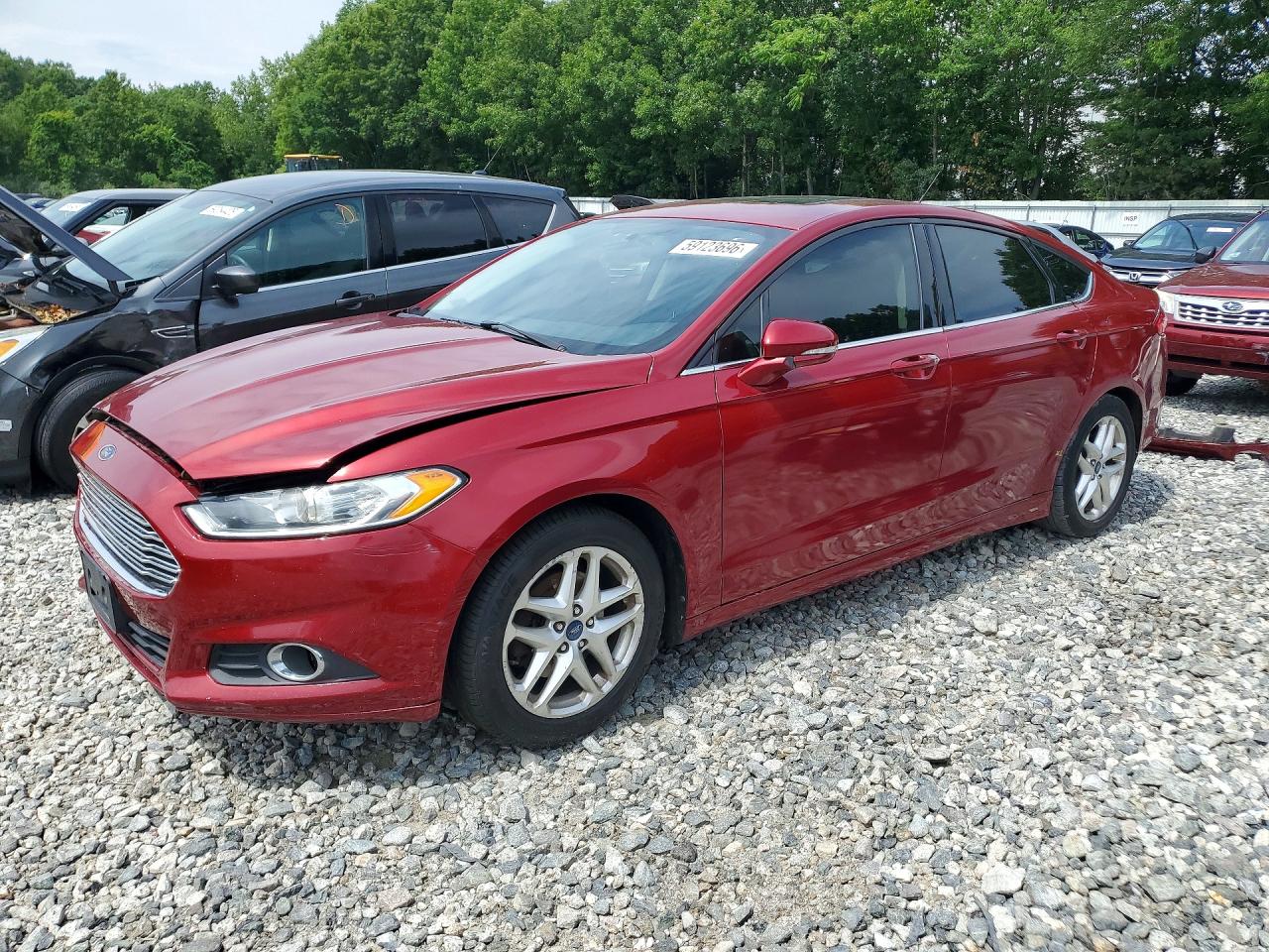 2014 Ford Fusion Se Красный vin: 3FA6P0H78ER238229
