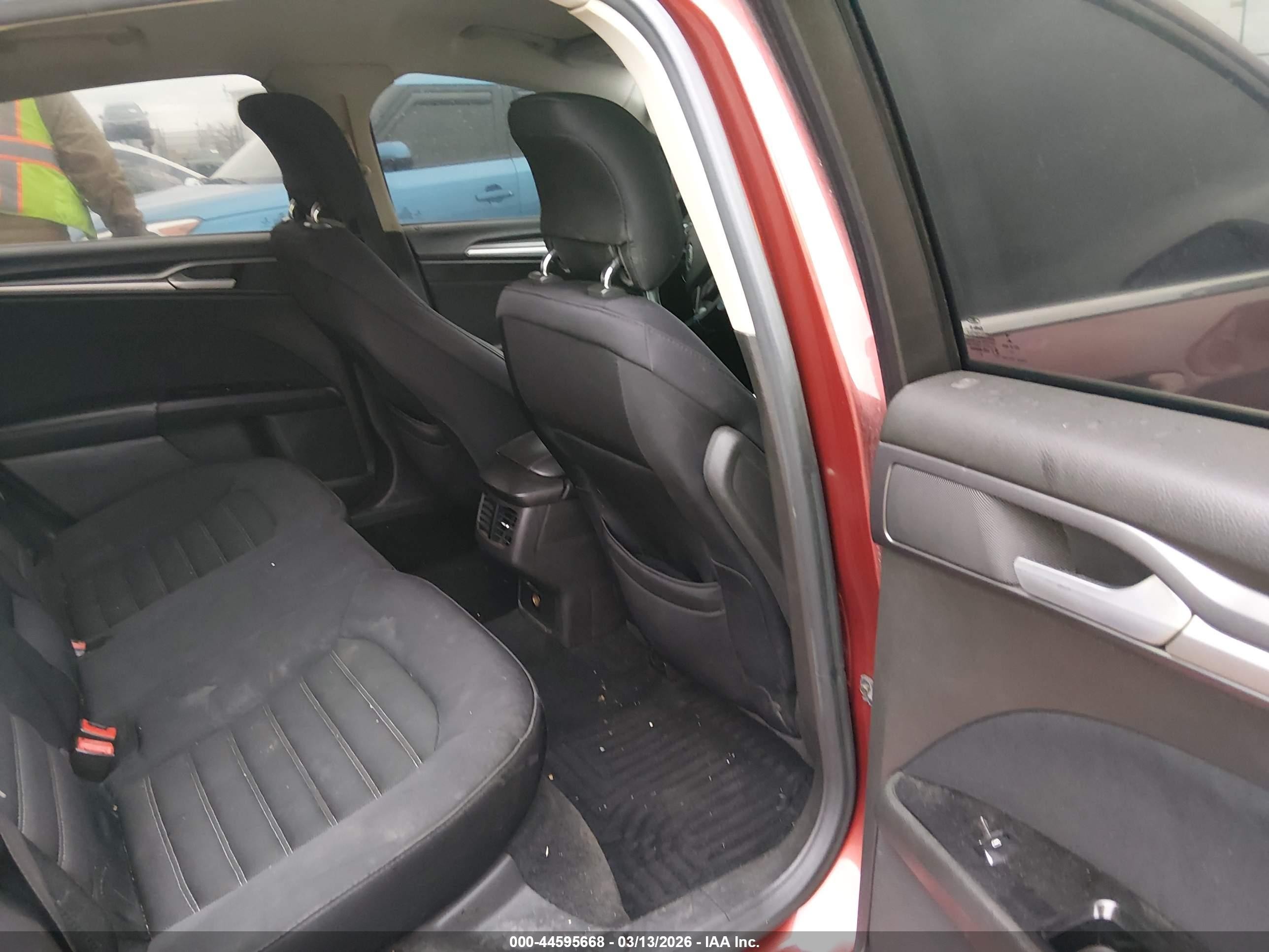 2014 Ford Fusion Se Red vin: 3FA6P0H78ER244130