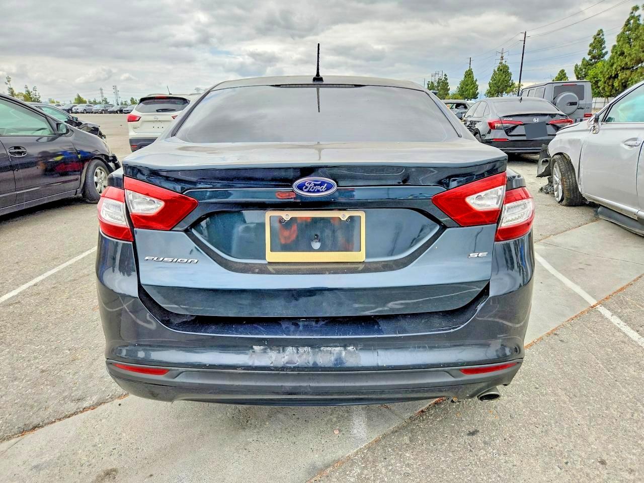 2014 Ford Fusion Se Blue vin: 3FA6P0H78ER260876