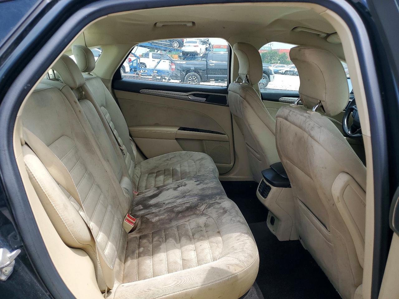 2014 Ford Fusion Se Black vin: 3FA6P0H78ER284935