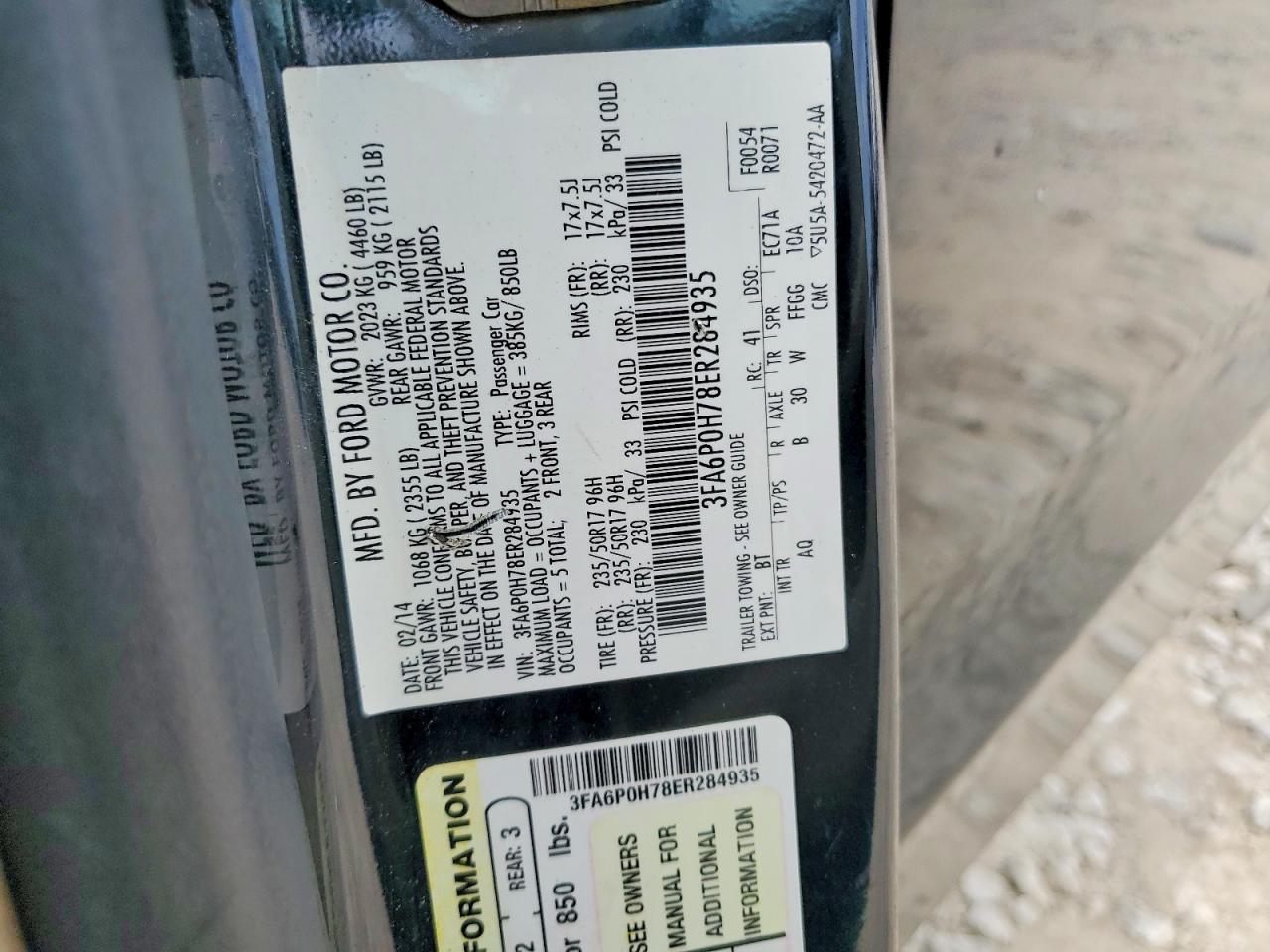 2014 Ford Fusion Se Black vin: 3FA6P0H78ER284935