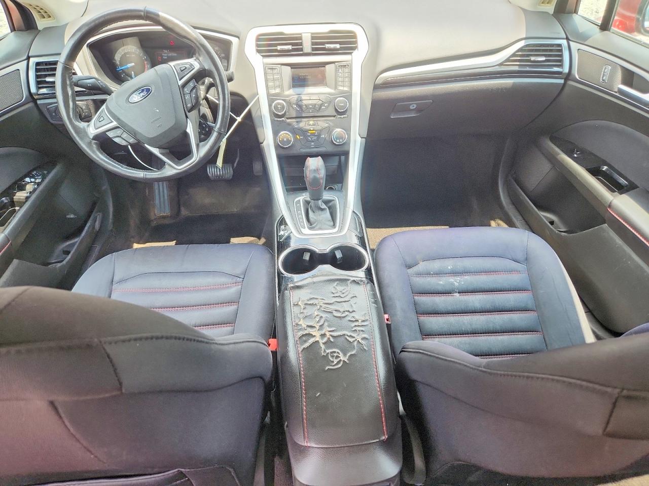 2014 Ford Fusion Se Red vin: 3FA6P0H78ER303743