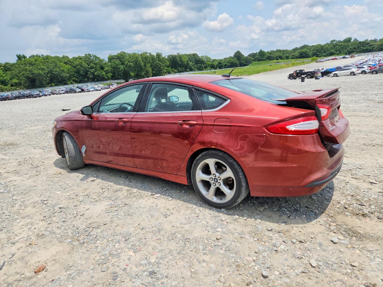 2014 Ford Fusion Se Red vin: 3FA6P0H78ER303743