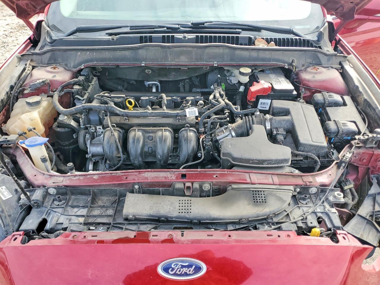 2014 Ford Fusion Se Burgundy vin: 3FA6P0H78ER316749